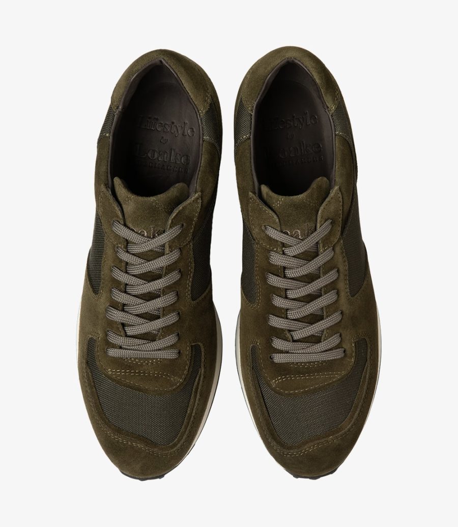 Copy of Foster Green Suede Trainer (7837339451614)