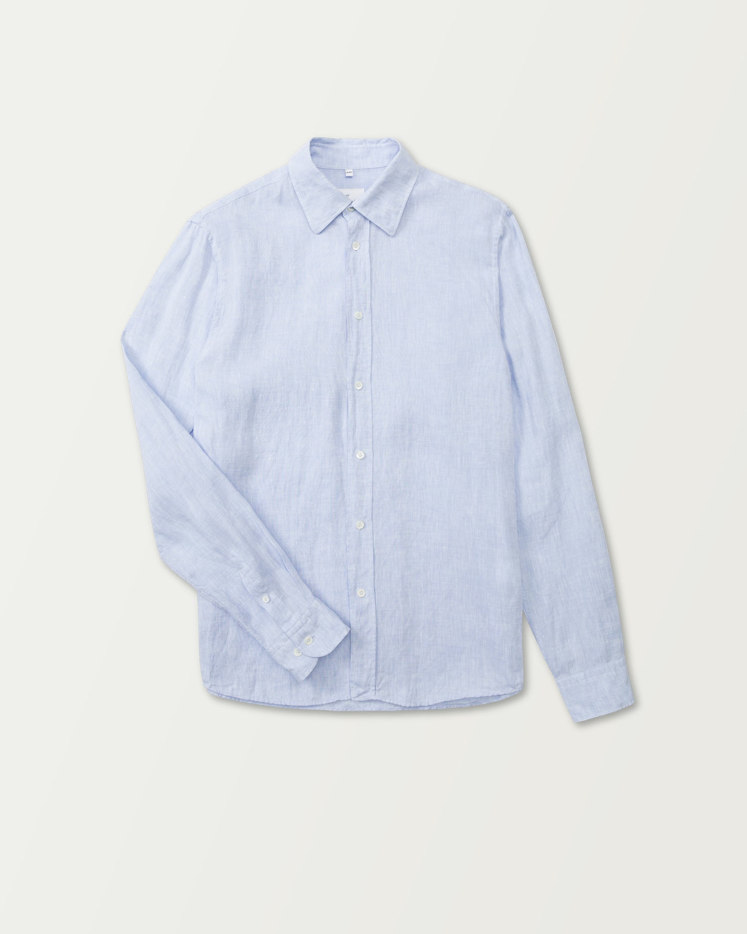 Summer Shirt in Light Blue Linen (8669648093514)