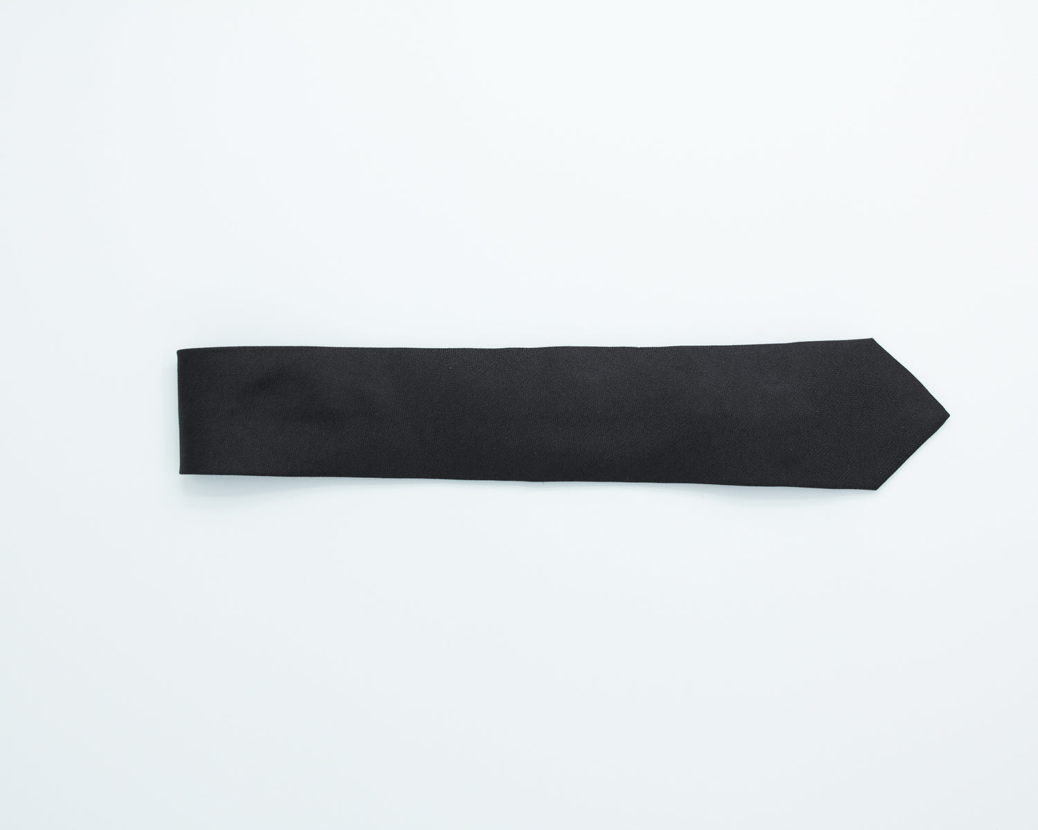 Turo Fine Grenadine Silk Tie in Black (8402339135818)