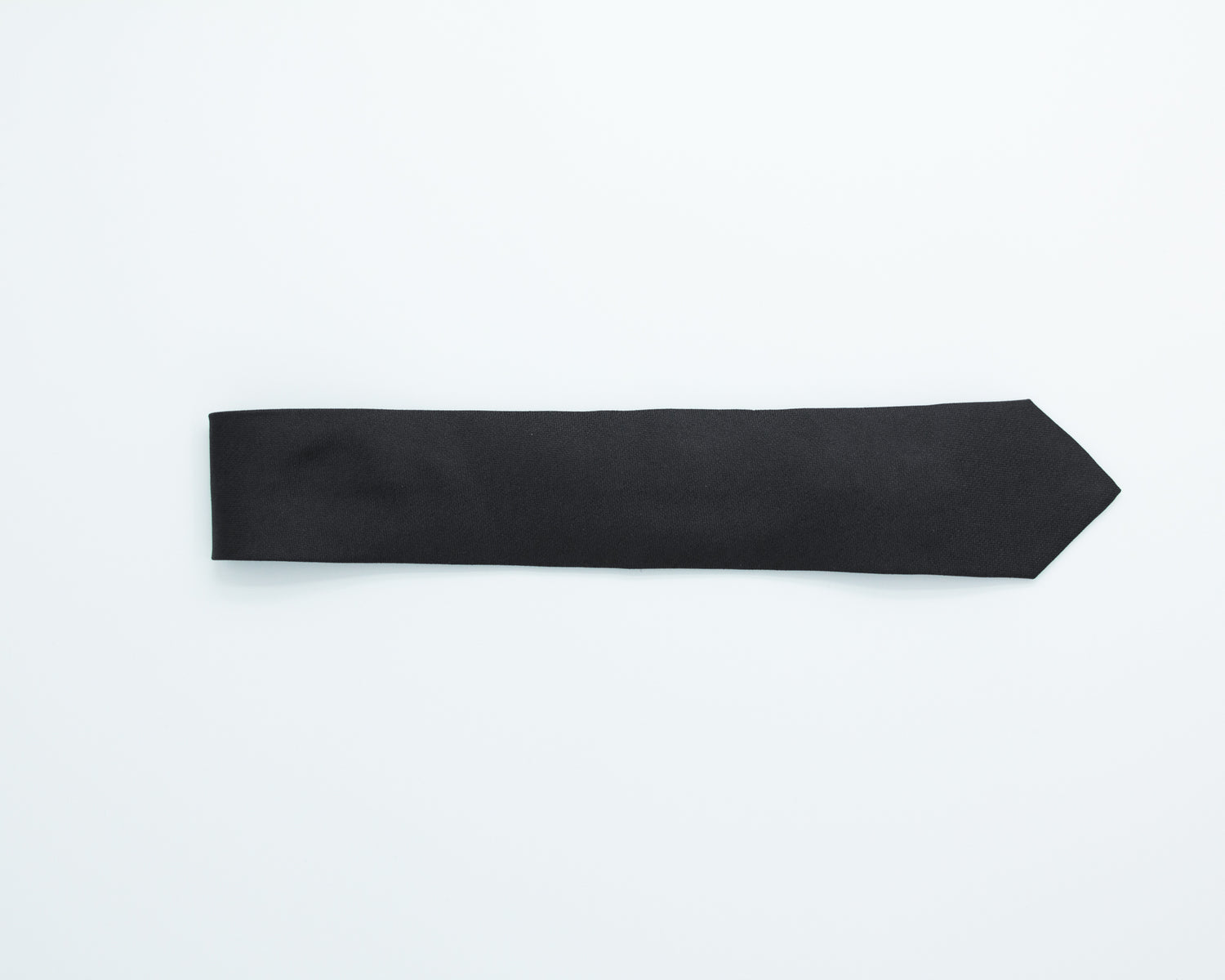 Fine Silk Tie in Black (8402339135818)