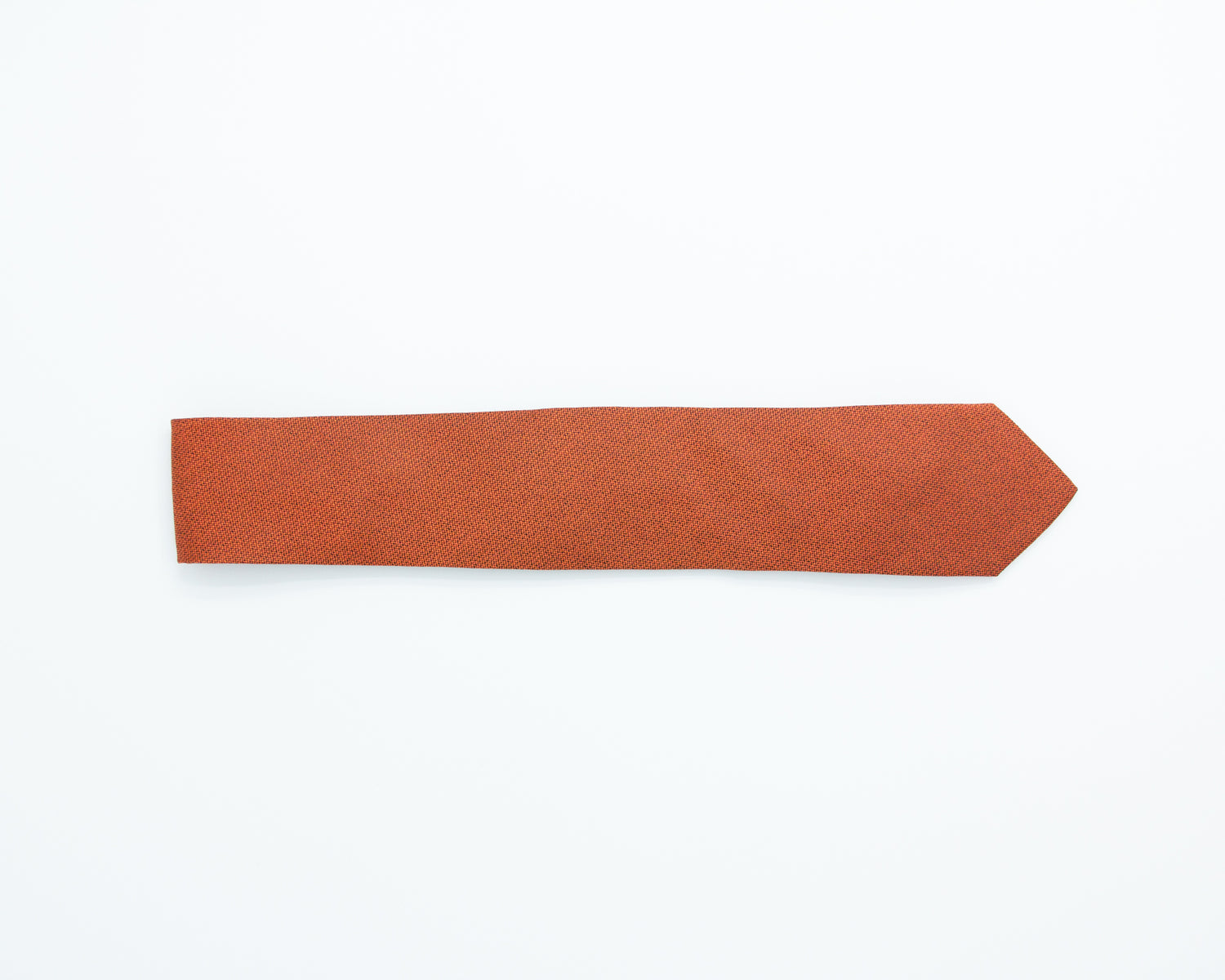 Turo Fine Grenadine Silk Tie in Orange (8402349785418)