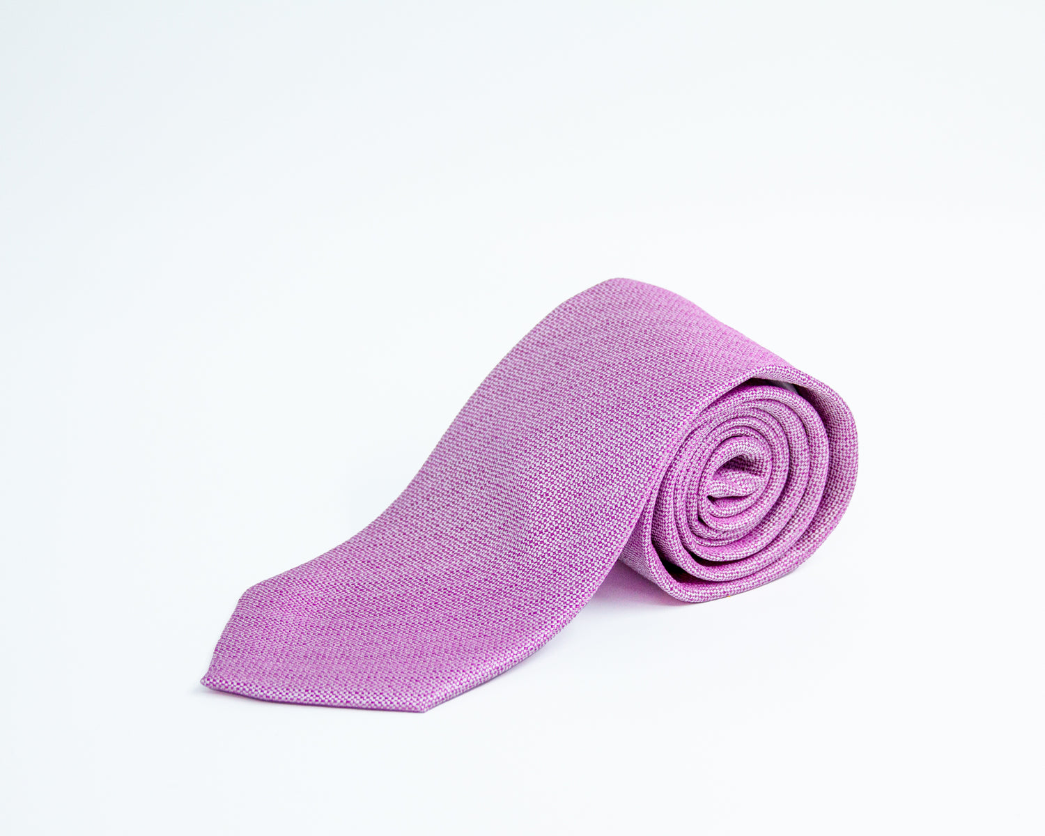 Turo Fine Grenadine Silk Tie in Pink (8402362335562)