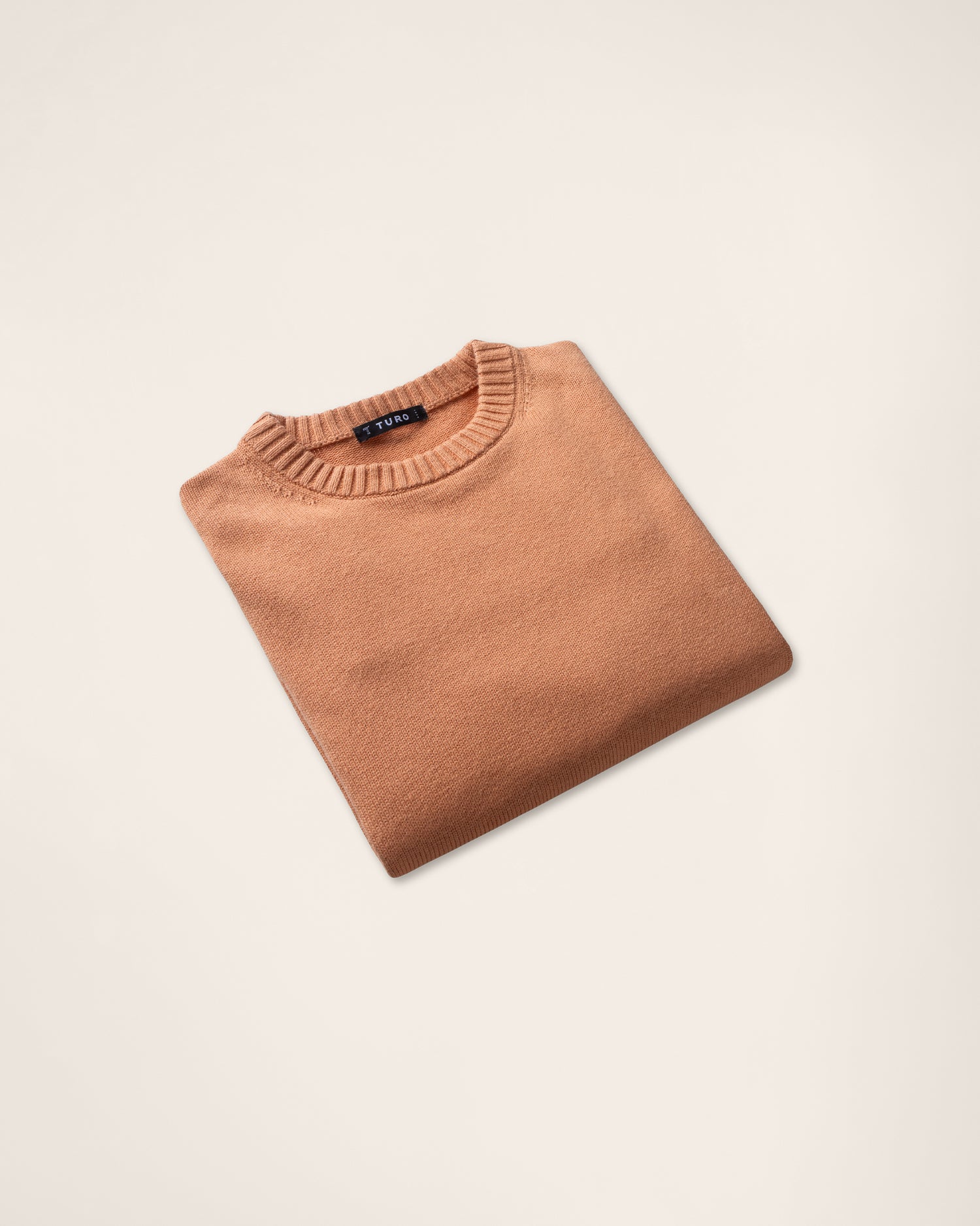 Crew-neck Pullover in Orange