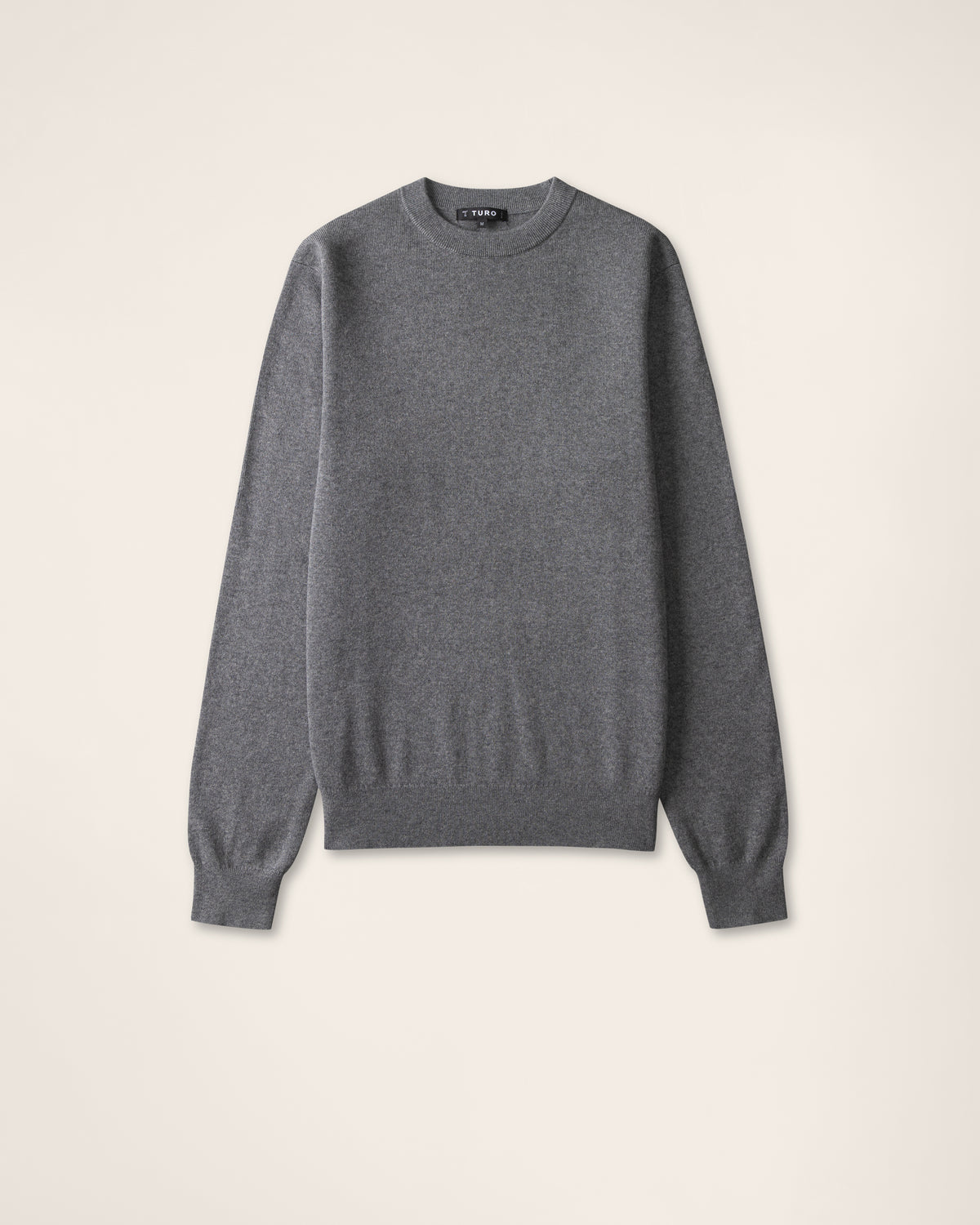 Crew Neck Sweater in Grey
