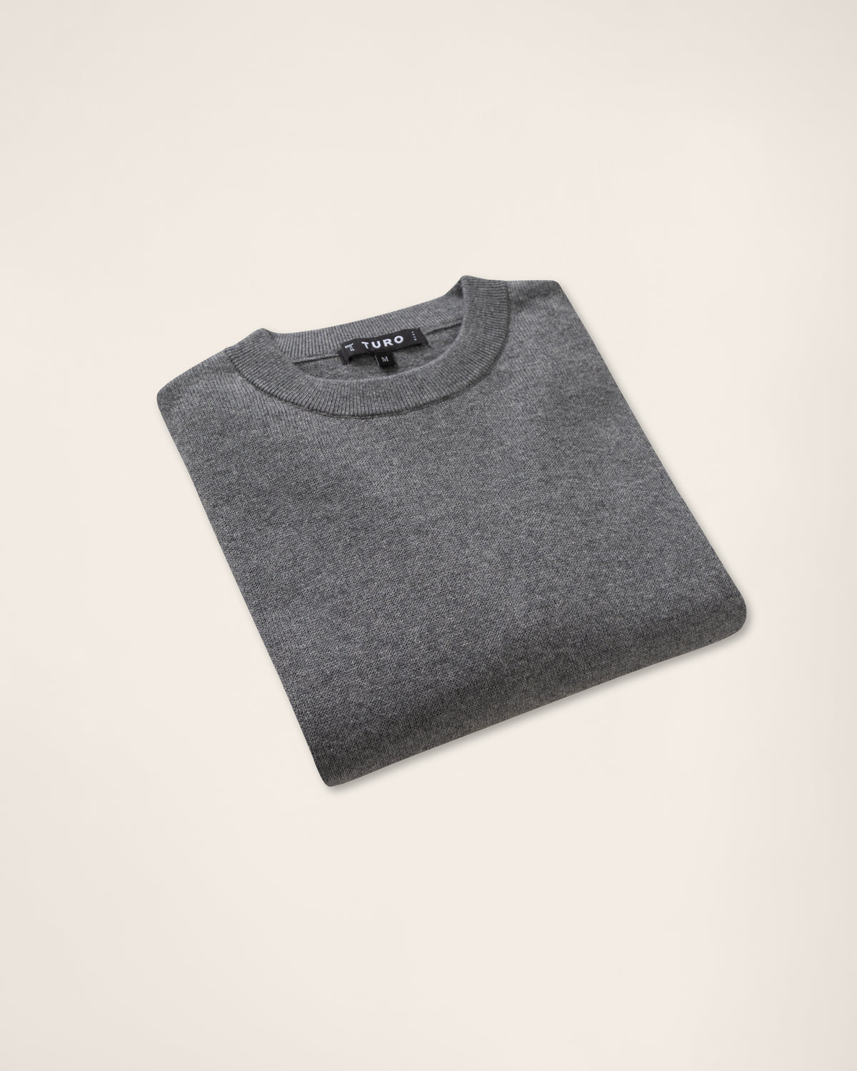 Crew Neck Sweater in Grey
