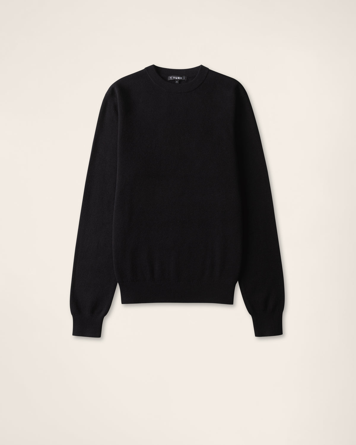 Crew Neck Sweater in Black