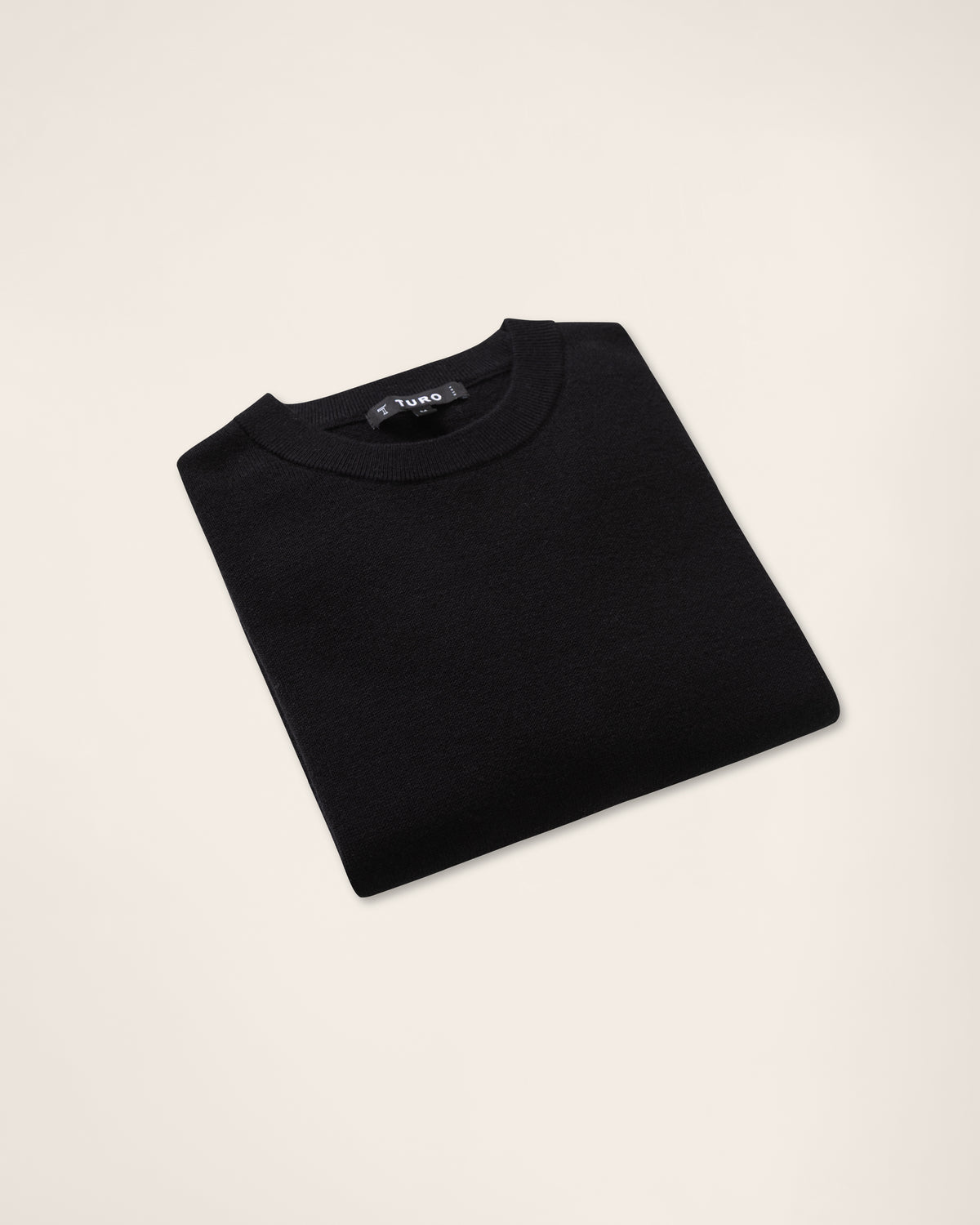 Crew Neck Sweater in Black