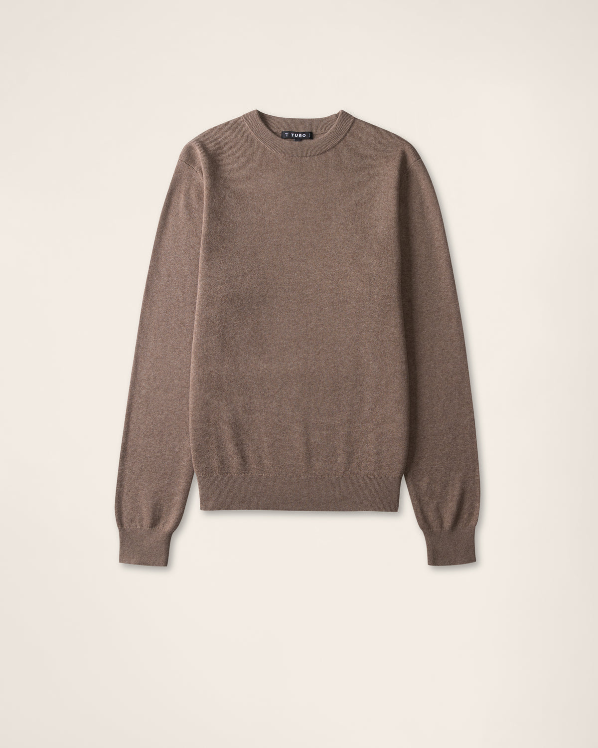 Crew Neck Sweater in Brown
