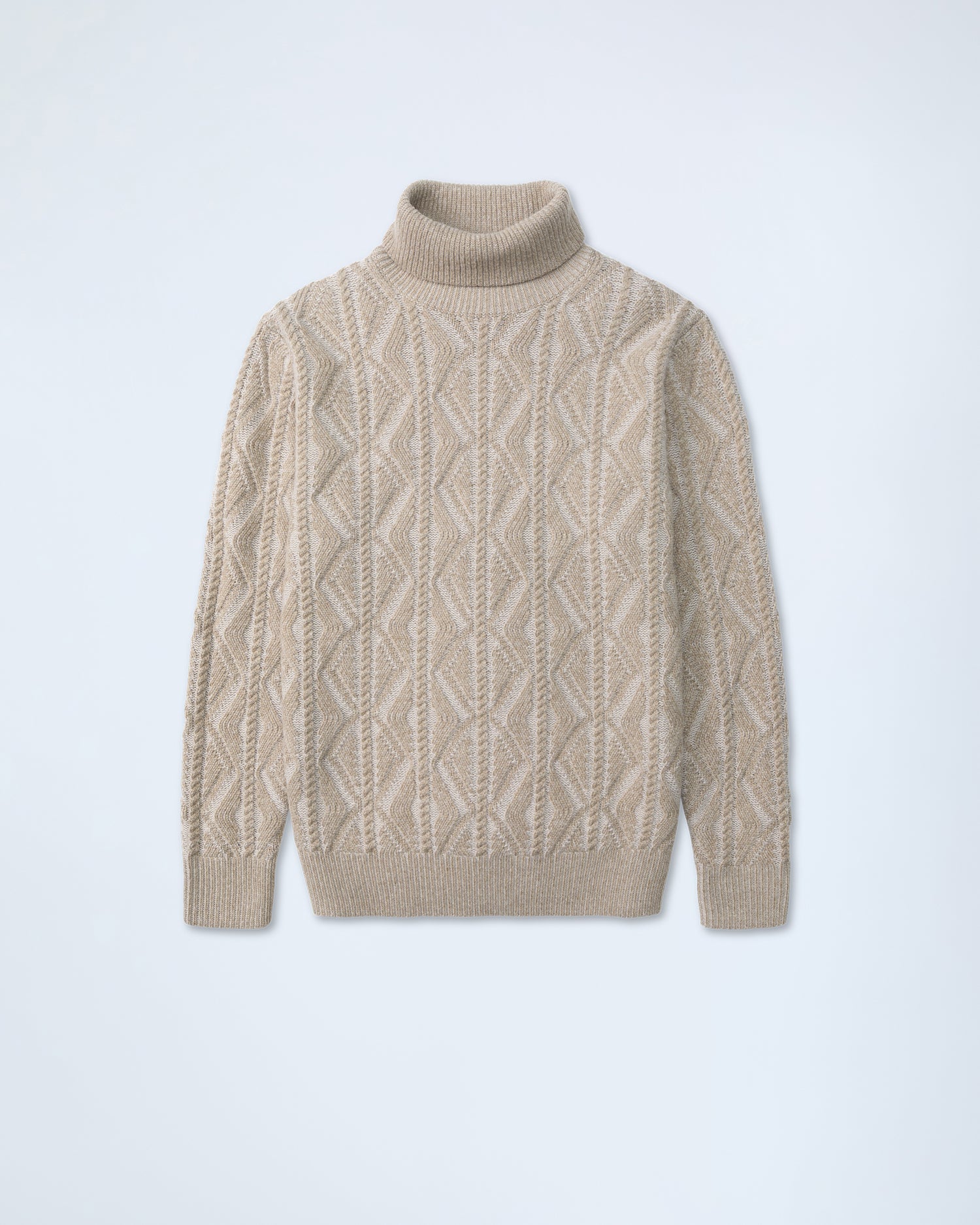 Chunky Rollneck in Beige (10281966010698)