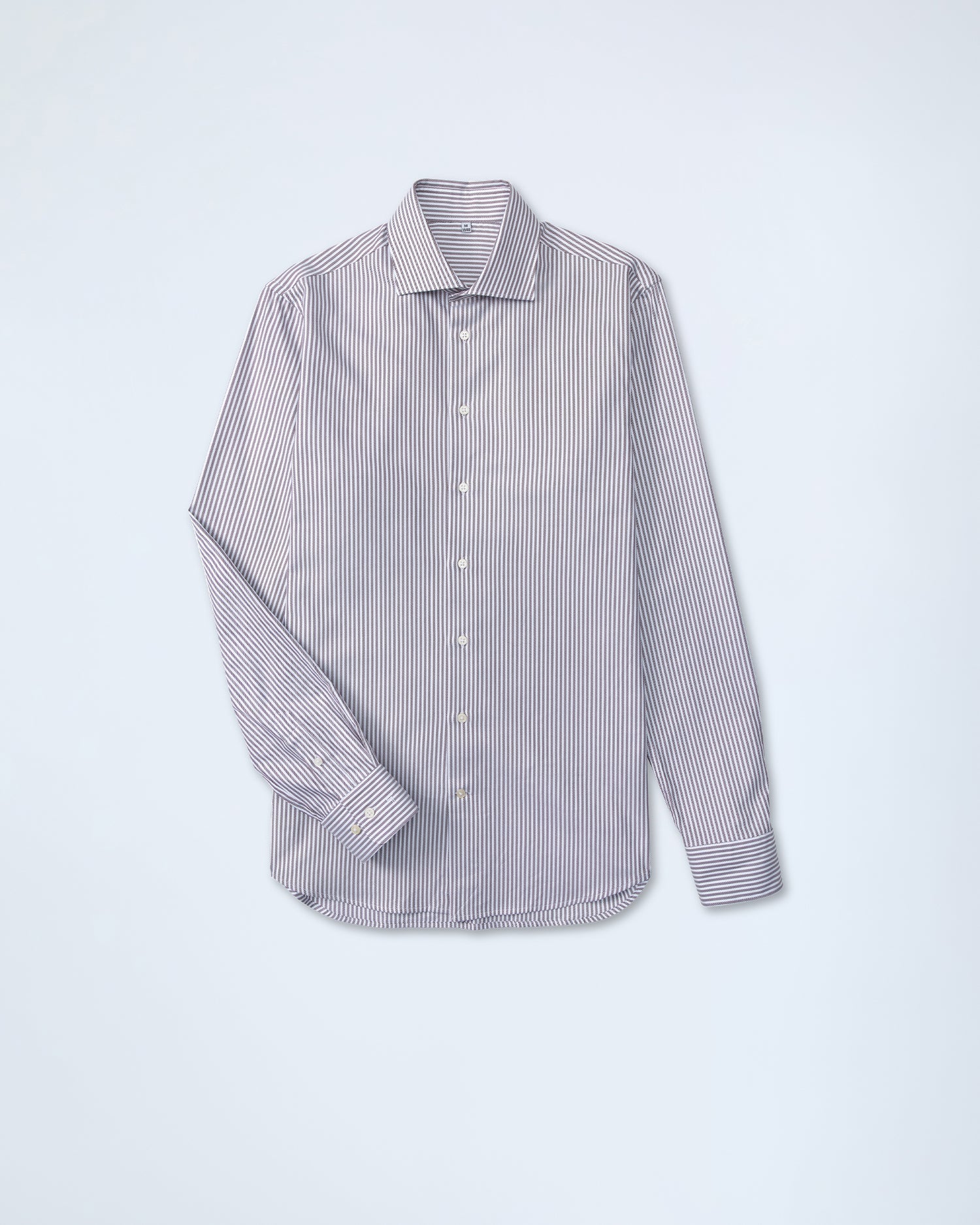 Oxford Style Brown-striped Shirt (10271839650122)