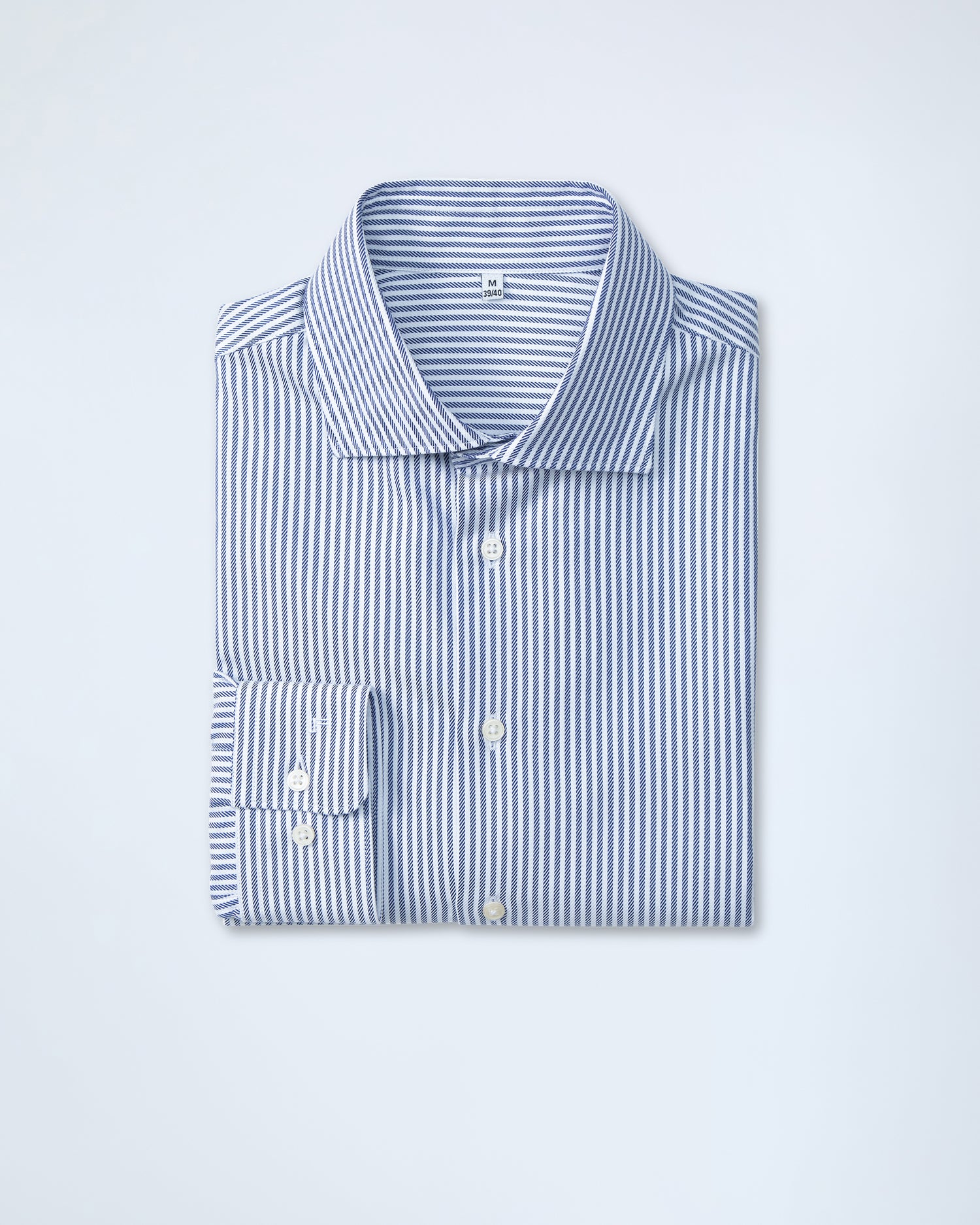 Oxford Style Blue-striped Shirt (10270669111626)
