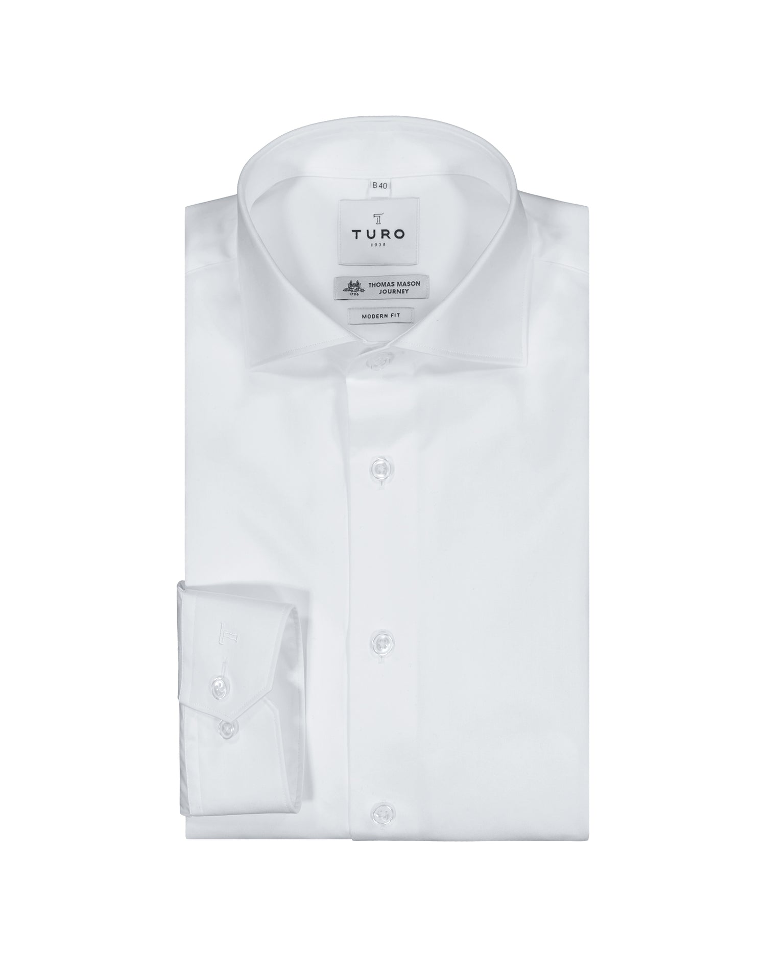 Modern fit shirt in Thomas Mason journey (8547289071946)