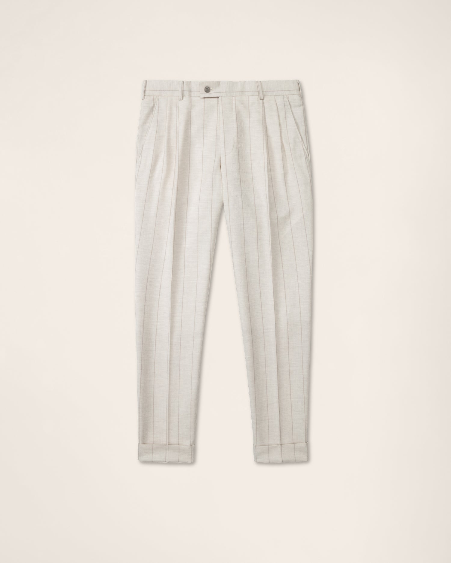 Off-White Trousers With Stripe