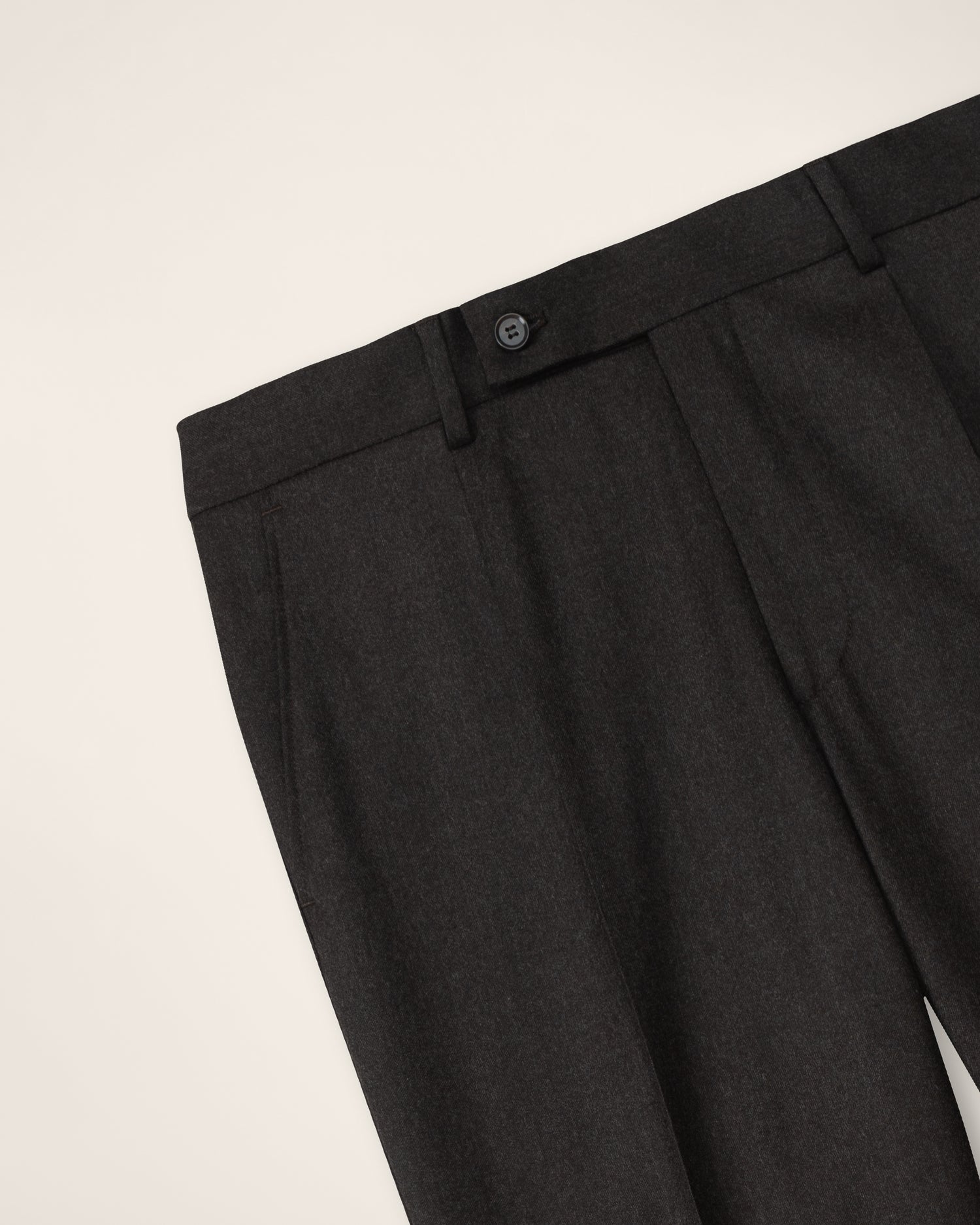 Flannel Trousers in Brown