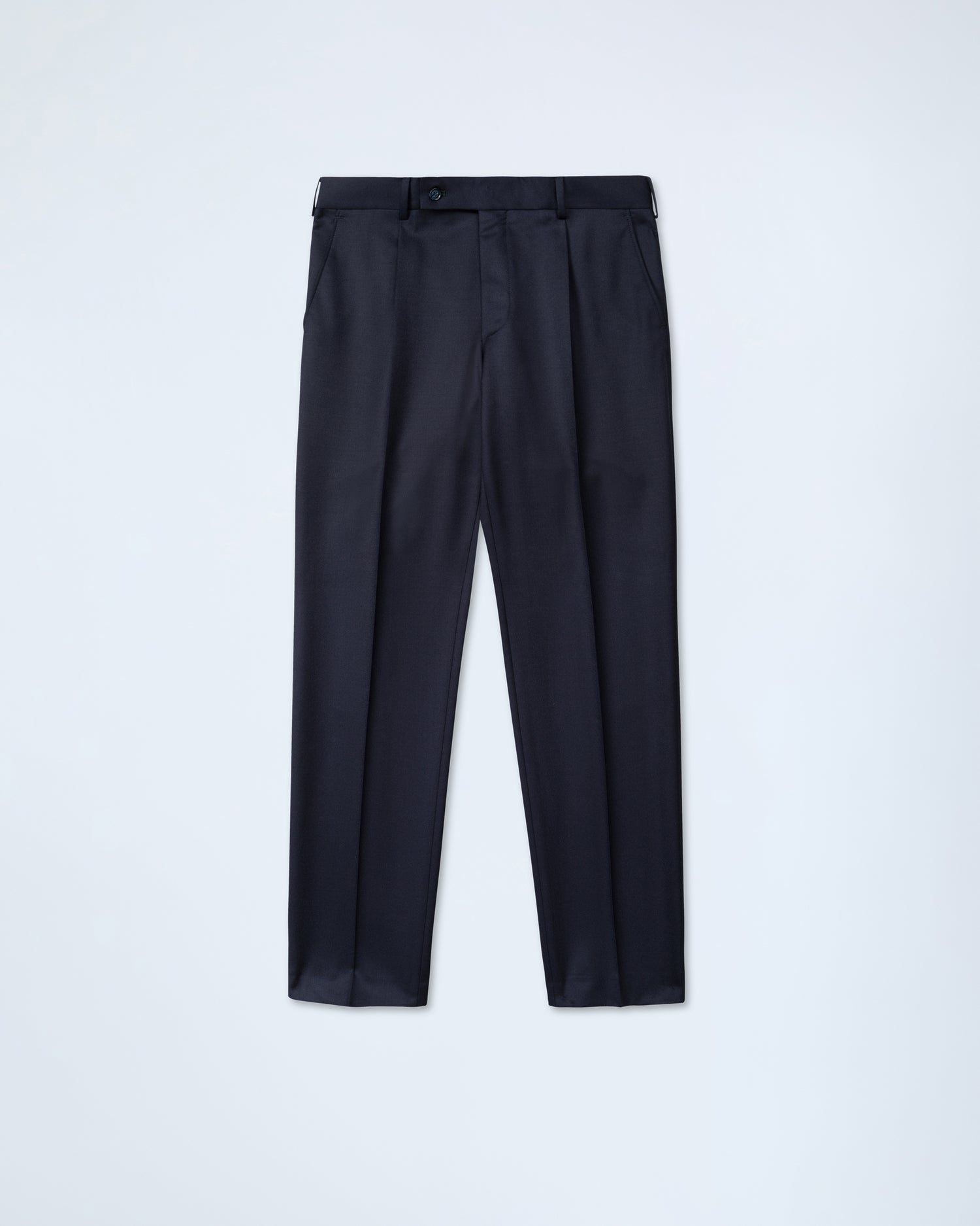 Navy Blue Flannel Suit (10313482764618)