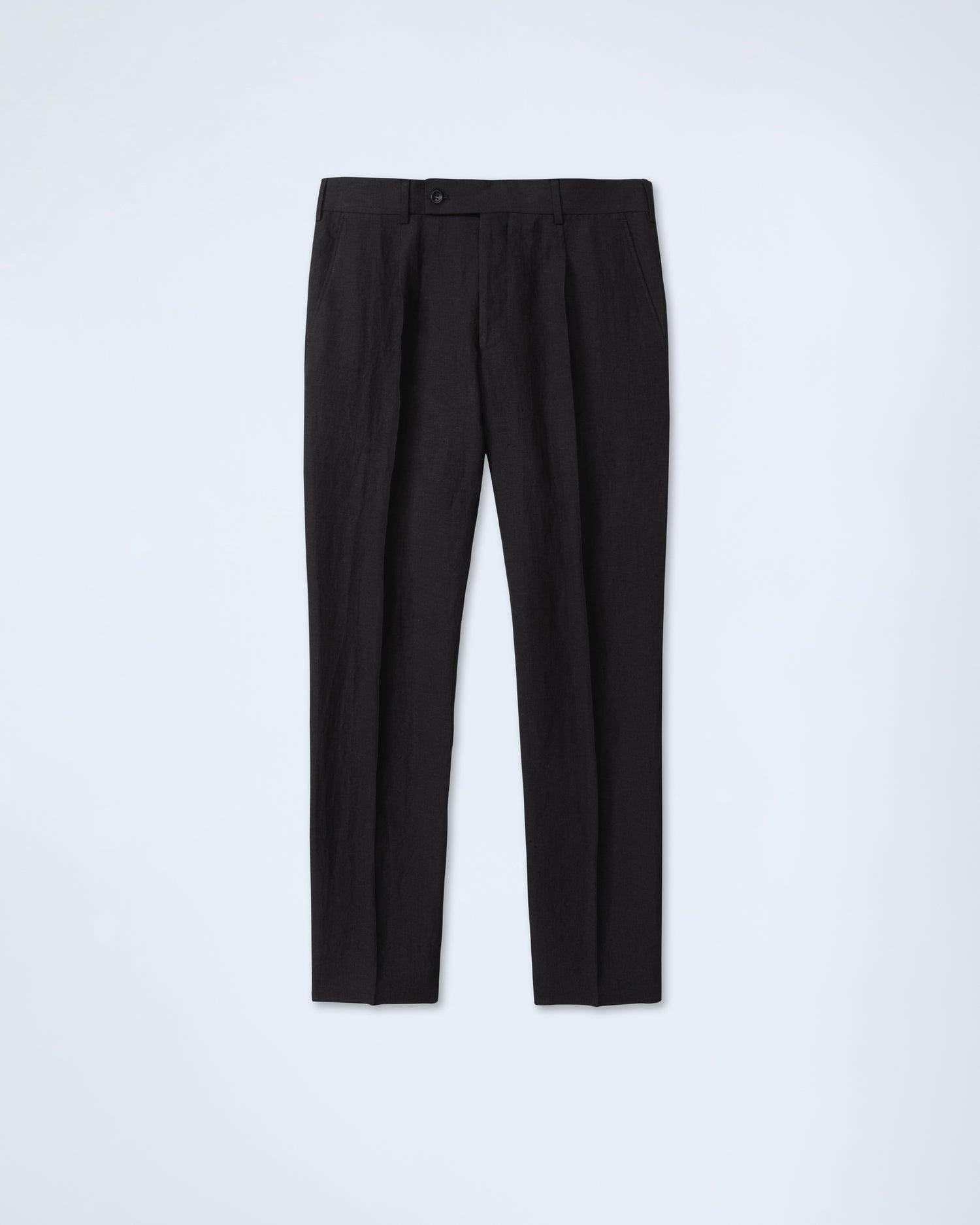 Linen Trousers in Black (9992958280010)