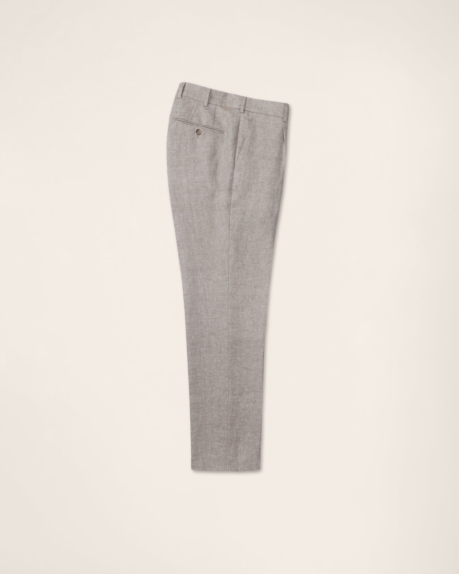 Linen Trousers in Beige