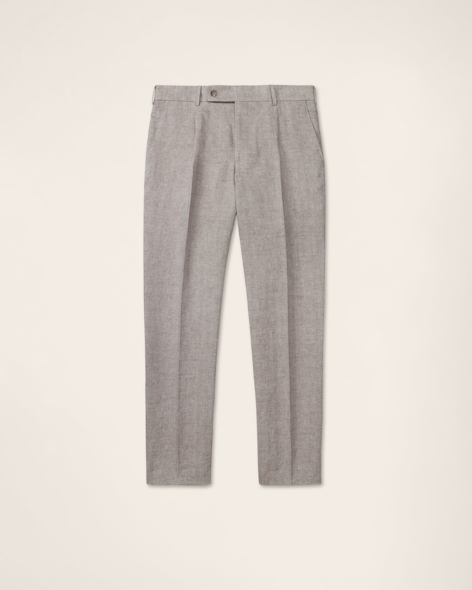 Linen Trousers in Beige