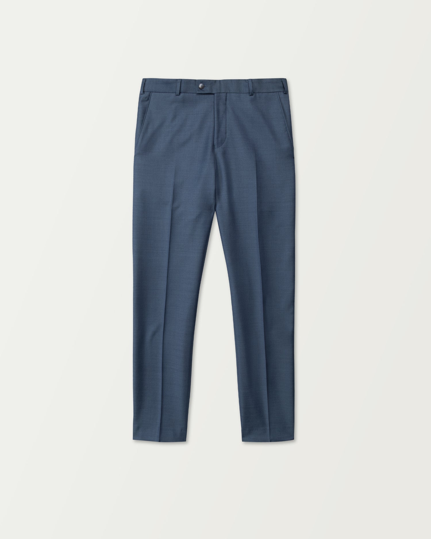 Blue Premium Wool Trousers in Slim Fit (8454920274250)