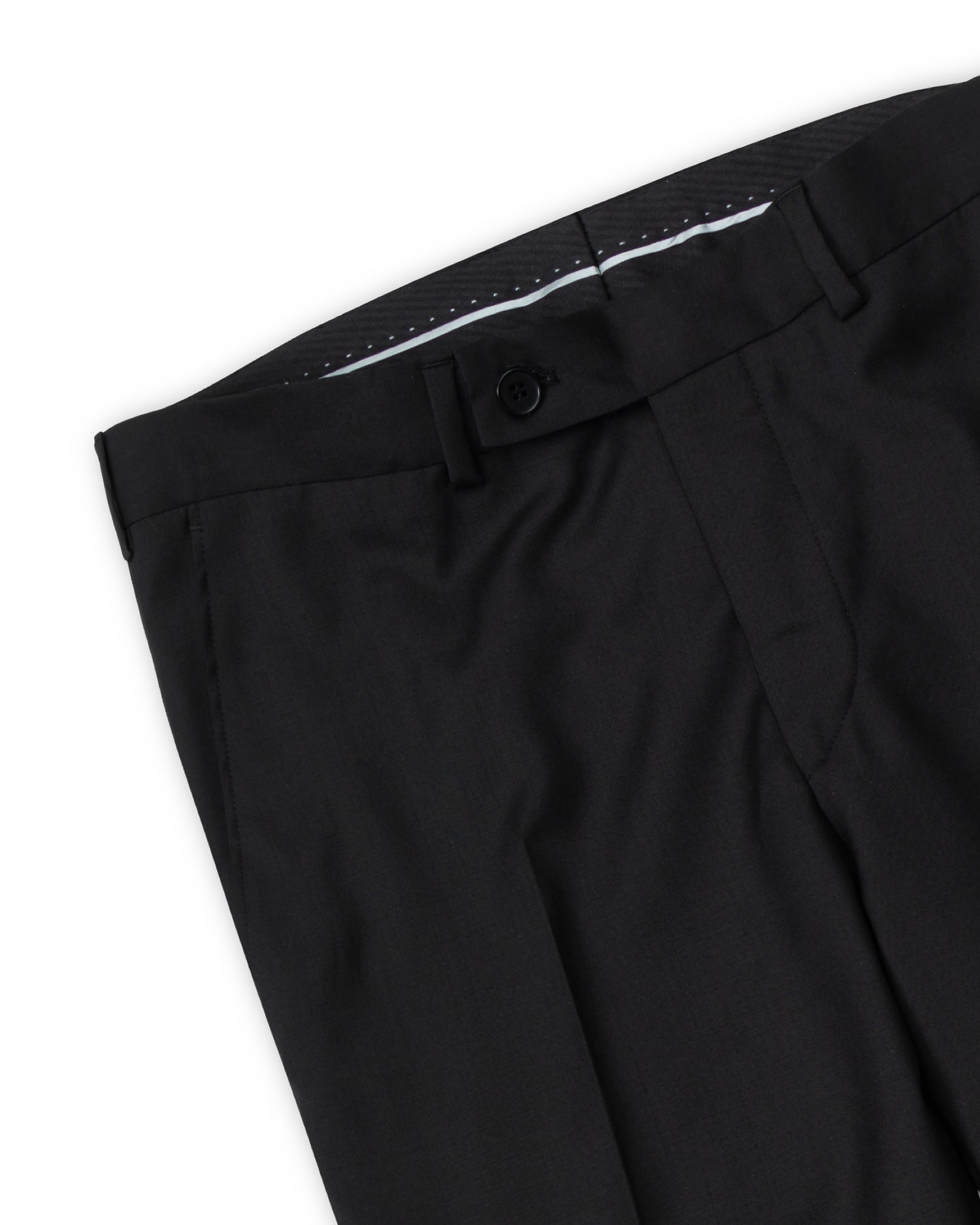 Helsinki puvunhousut <br> italialaista villaa <br> musta <br> slim fit (1447220803)
