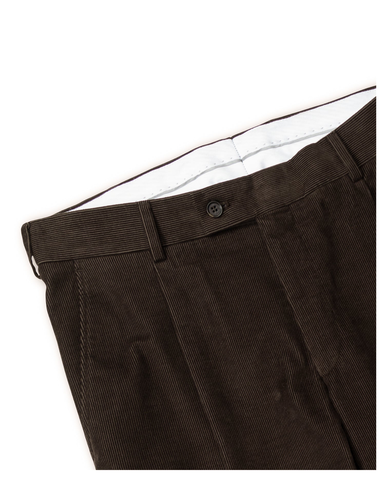 Brown Corduroy Trousers in Slim fit (8456776319306)