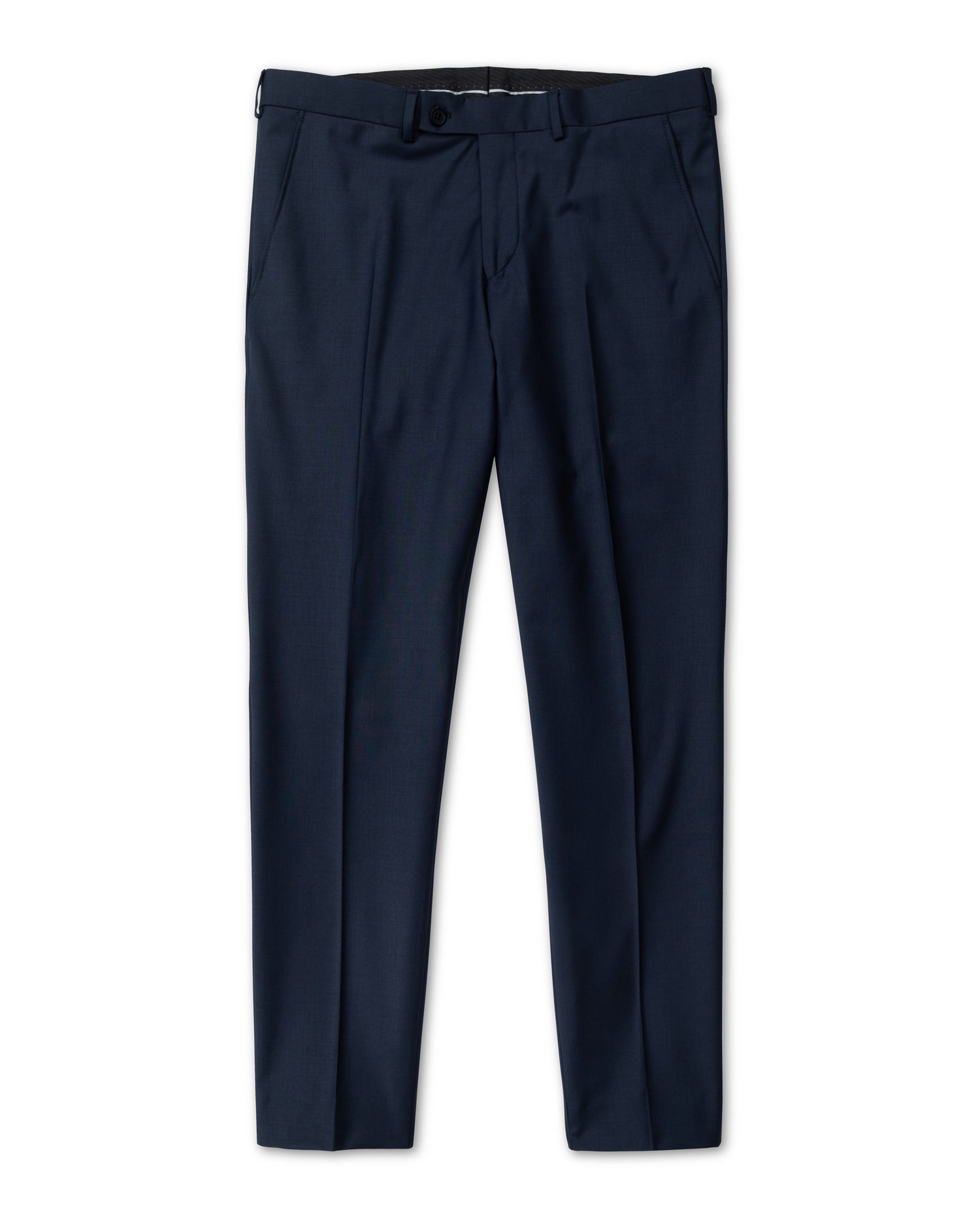 Navy Blue Athlete Fit Suit in Stretch Fabric (2079960137790) (9303993123146)