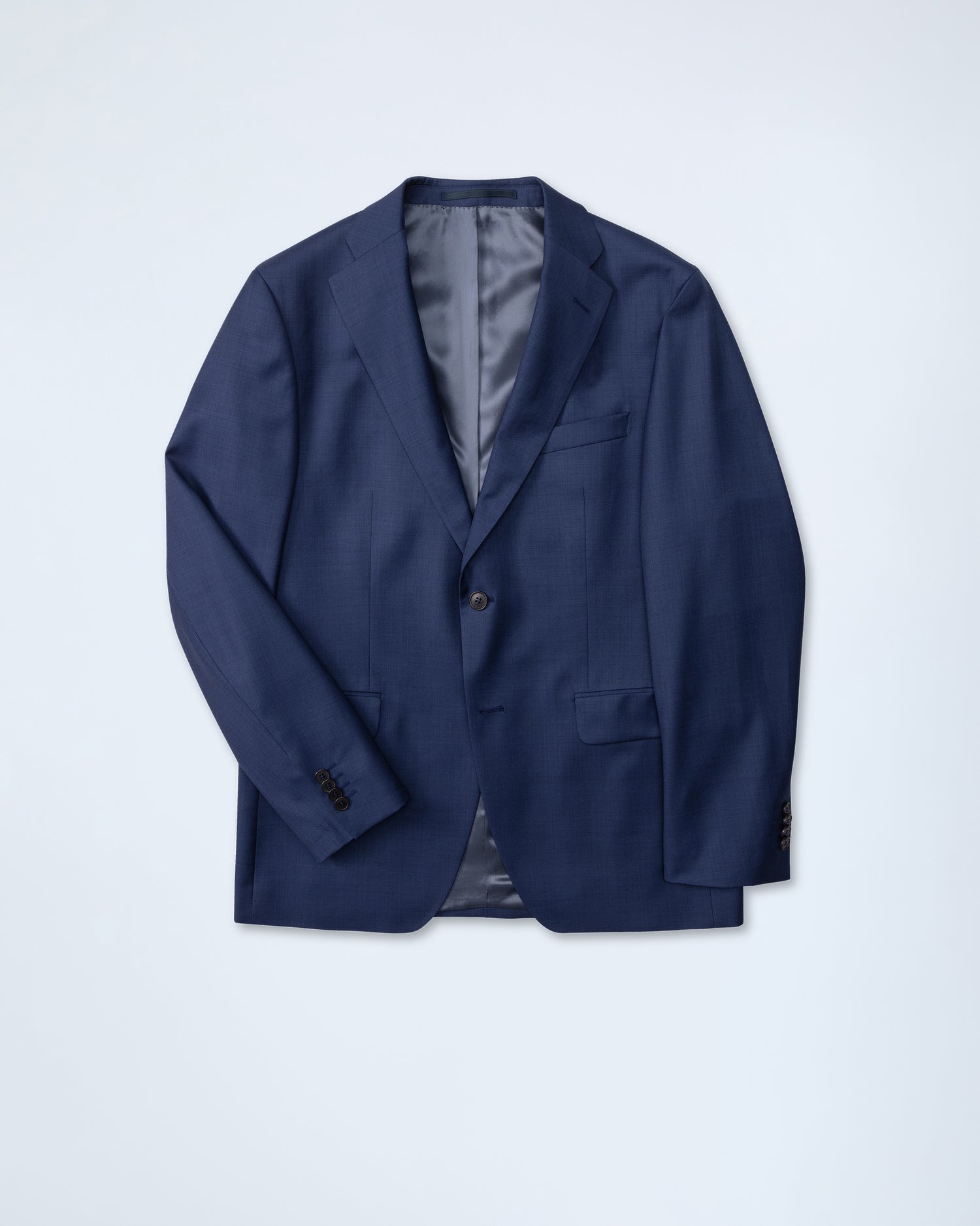 Premium Blue Wool Jacket in Modern fit (9649925685578)