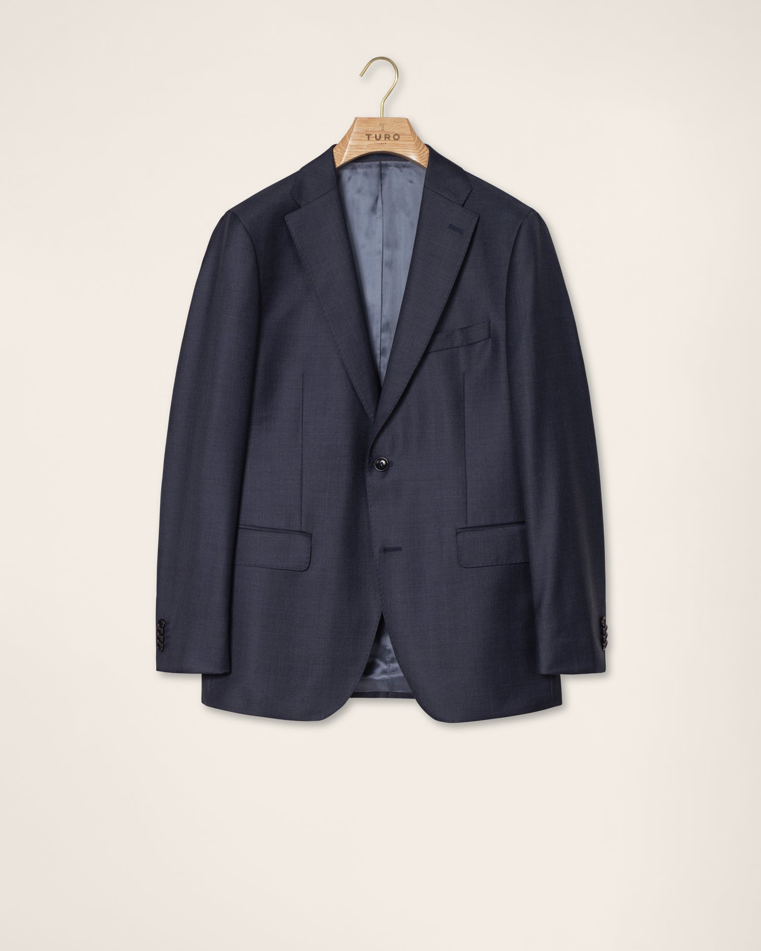Premium Wool Suit in Navy