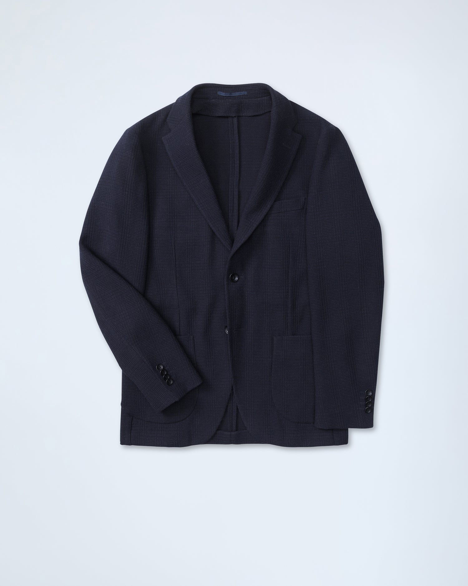 Navy Blue Jersey Blazer (10300361539914)