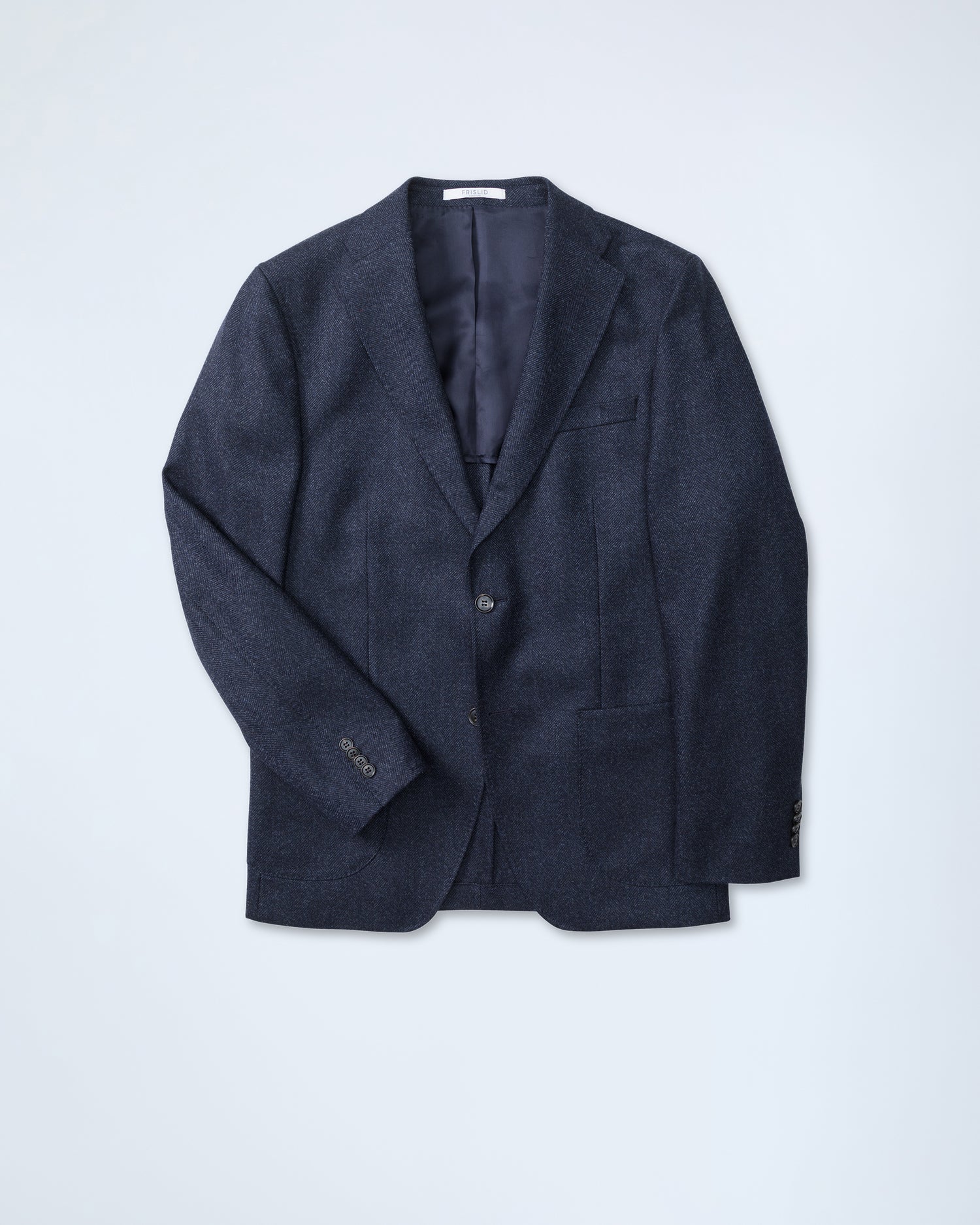 Dark Blue Herringbone Blazer (10271960924490)