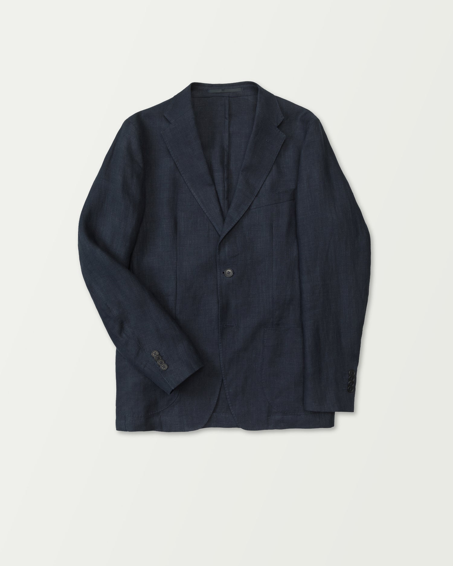 Linen Suit in Dark Blue (8635782824266)