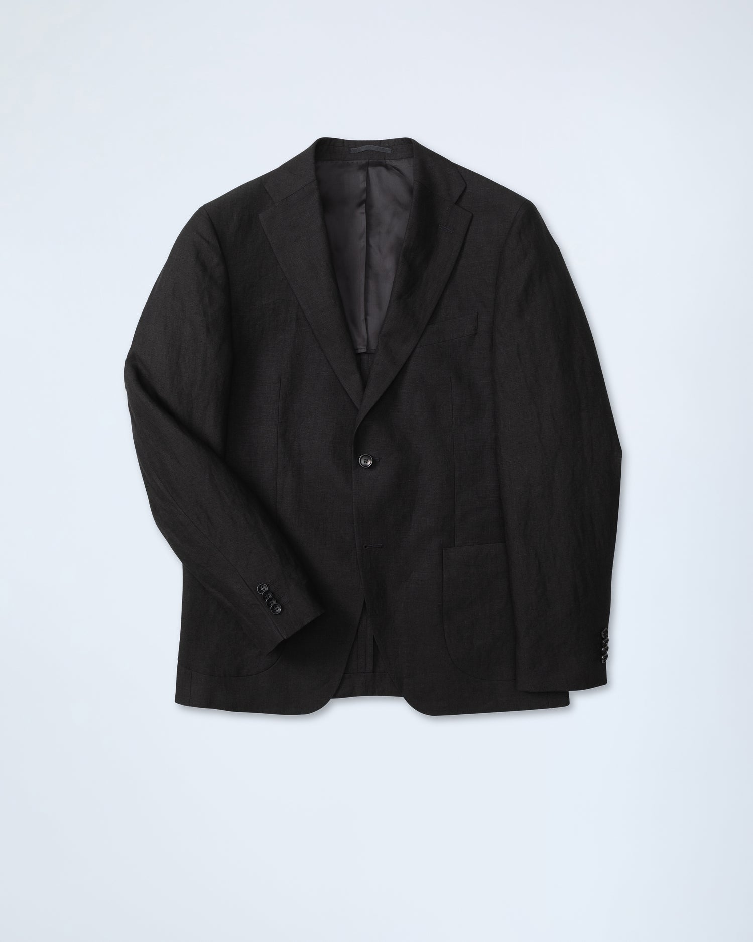 Linen Suit in Black (9992964211018)