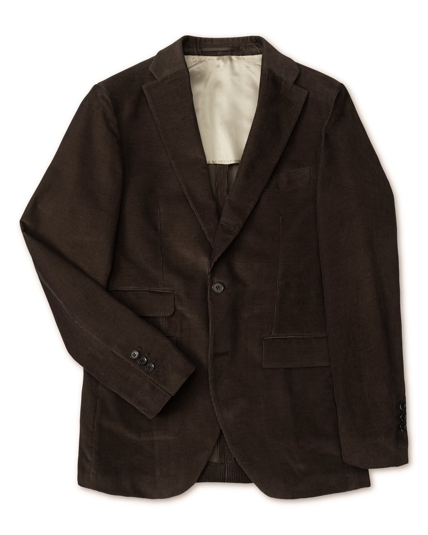 Brown Corduroy Suit in Slim fit (8456822063434)