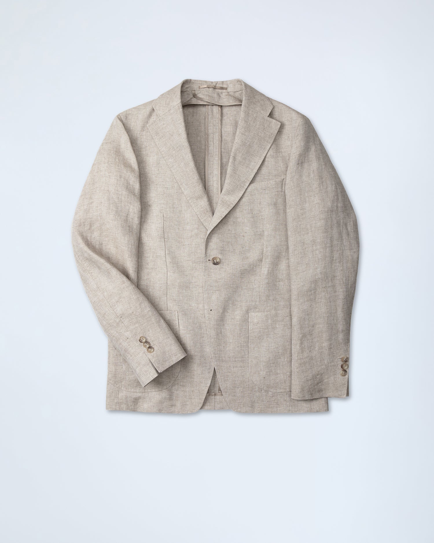 Linen Suit in Beige (8625023484234)