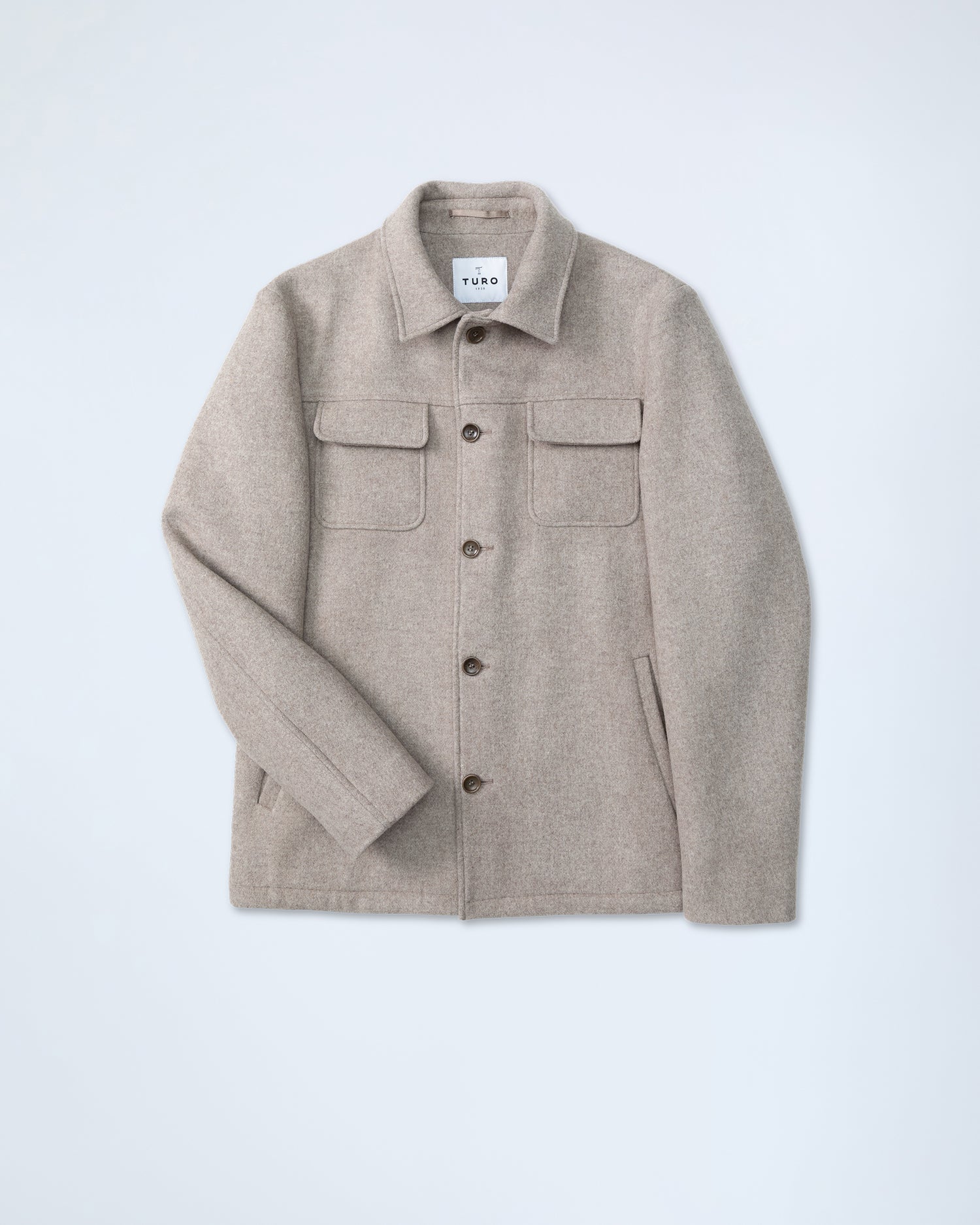Short Overcoat in Light Beige (10287694610762)
