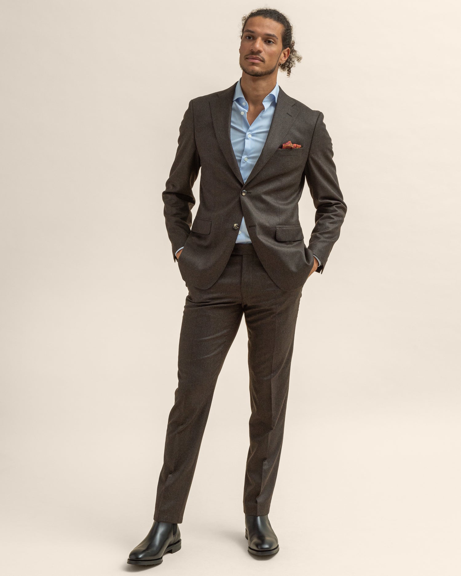 Brown Flannell Suit (8494431863114)