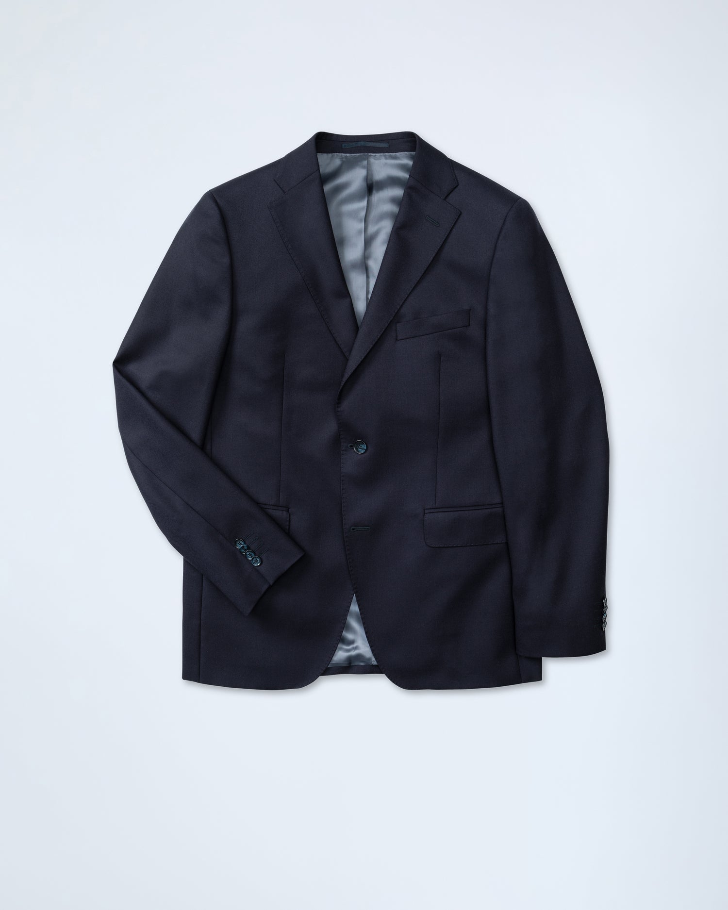 Navy Blue Flannel Jacket (10300359147850)