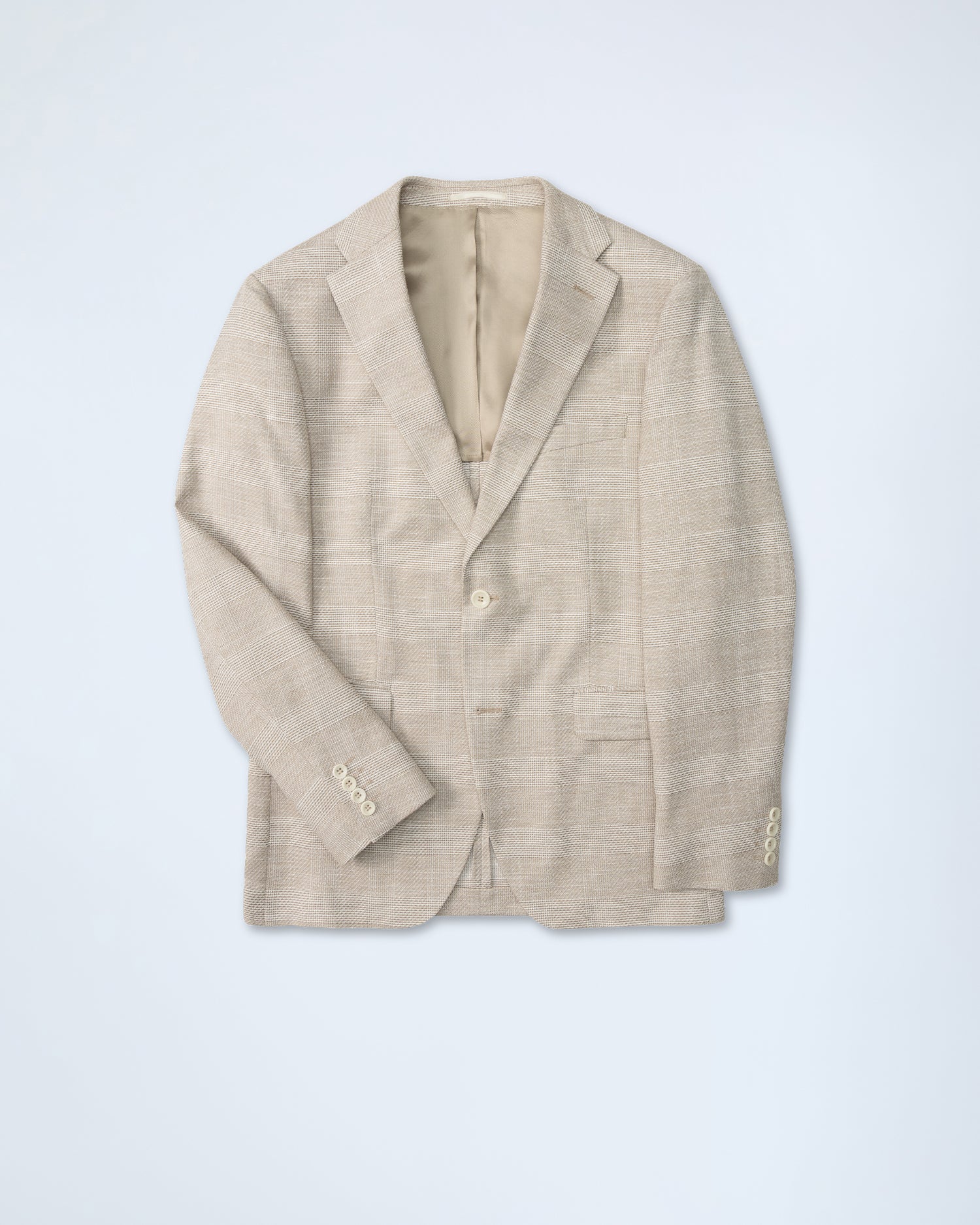 Beige Blazer with Check (9638514393418)