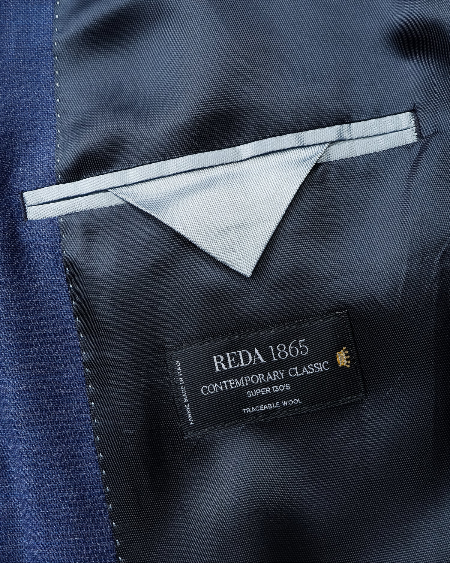 Elegant Premium Wool Suit in Ocean Blue (8669596746058)