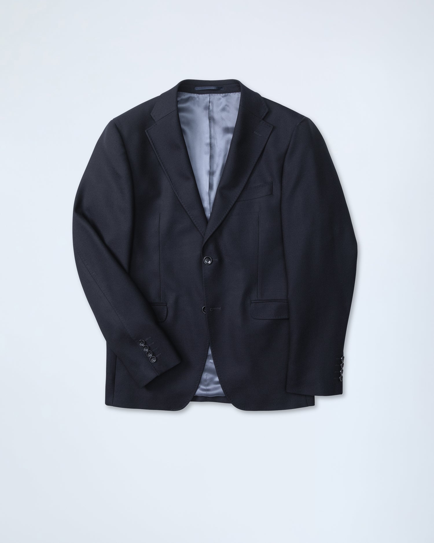 Navy Twill Suit in Wool (10277305680202)
