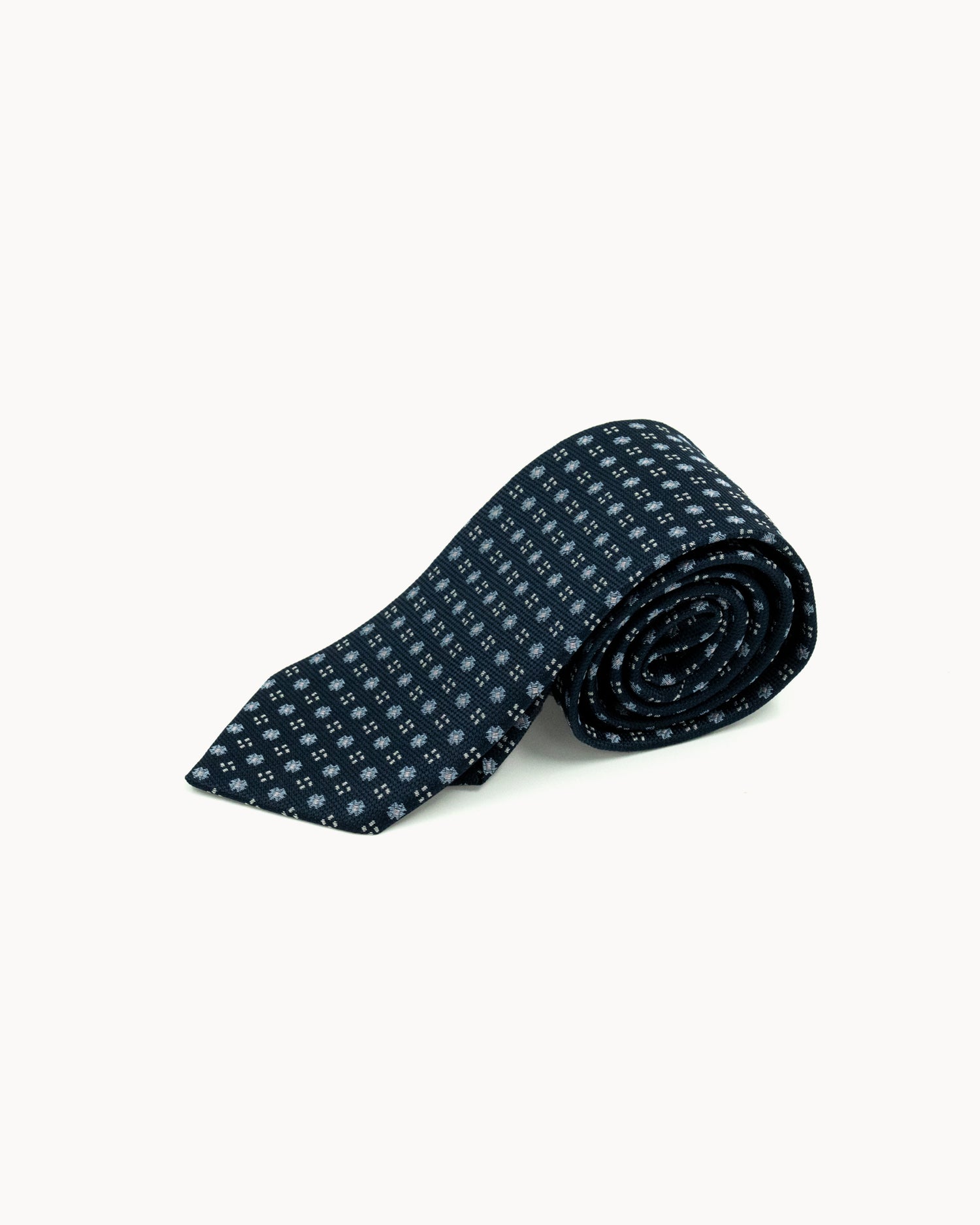 Silk Tie in Dark Blue (9301022703946)