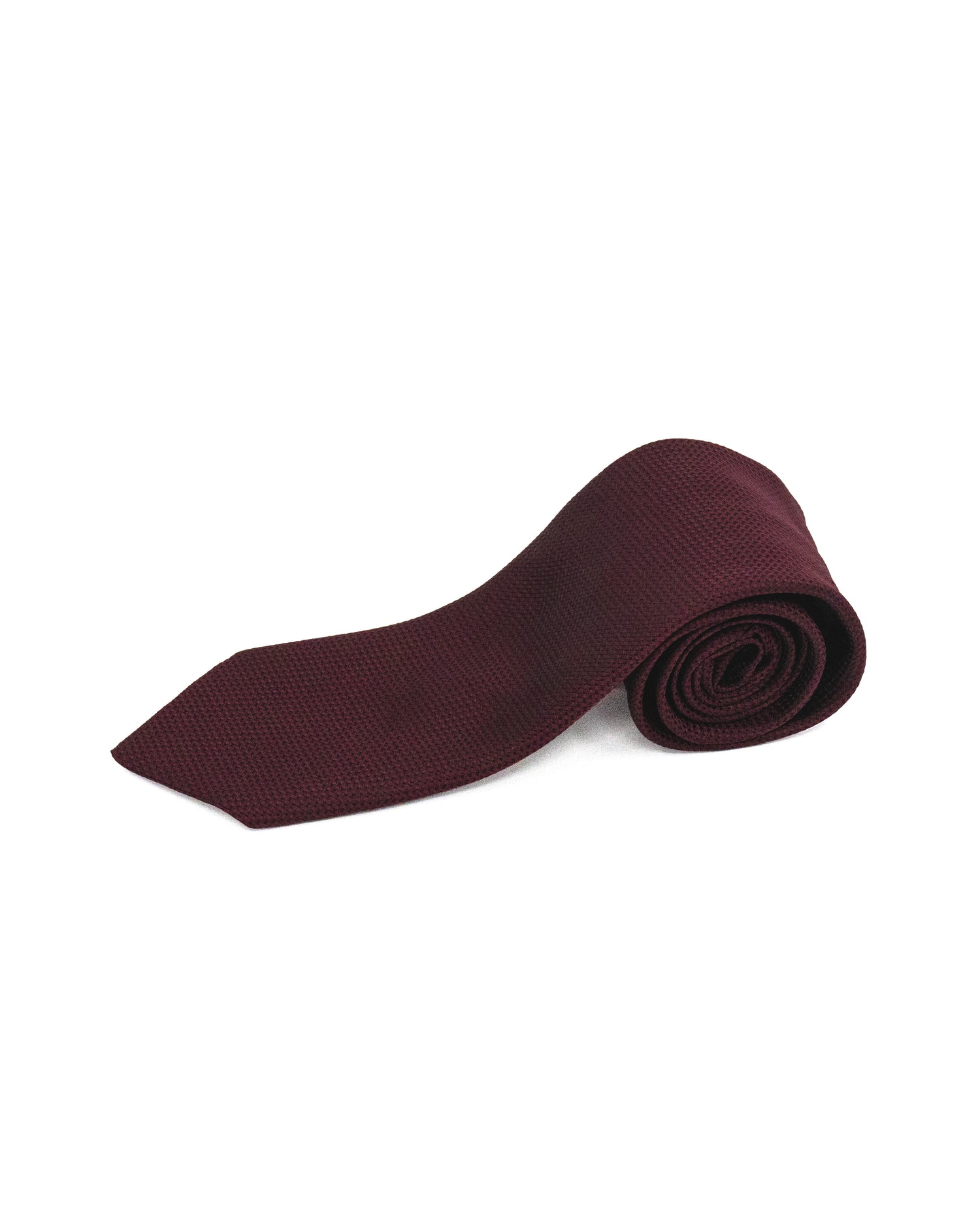 Elegant Silk Tie in Burgundy (9540377248074)