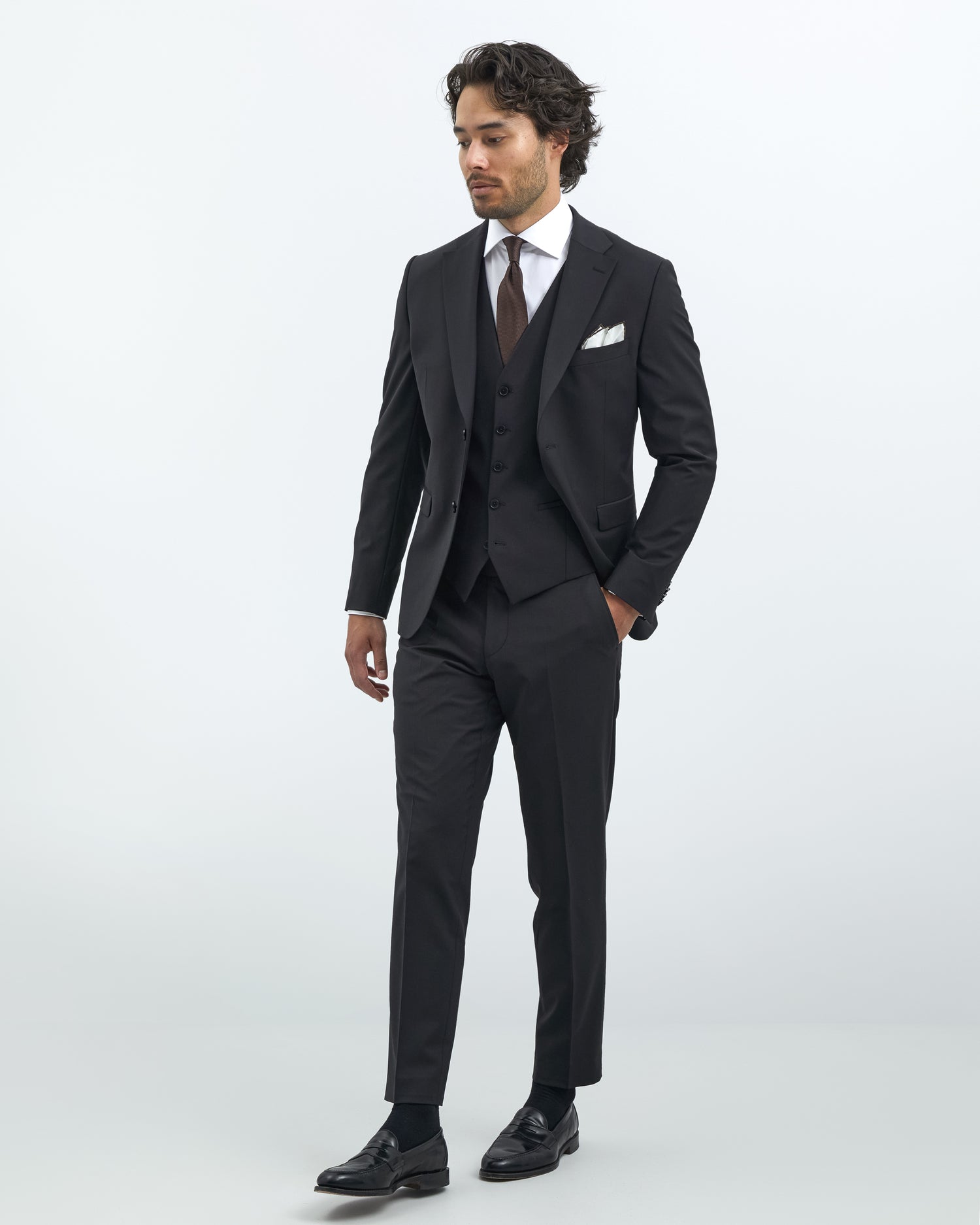 Black Extra Slim Fit Suit (9321069052234)
