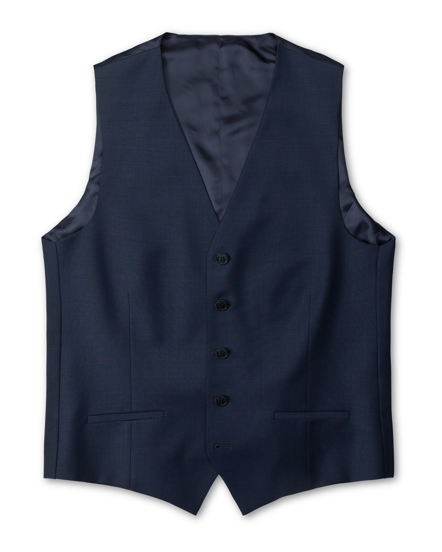 Navy Blue Waistcoat (9305540493642)