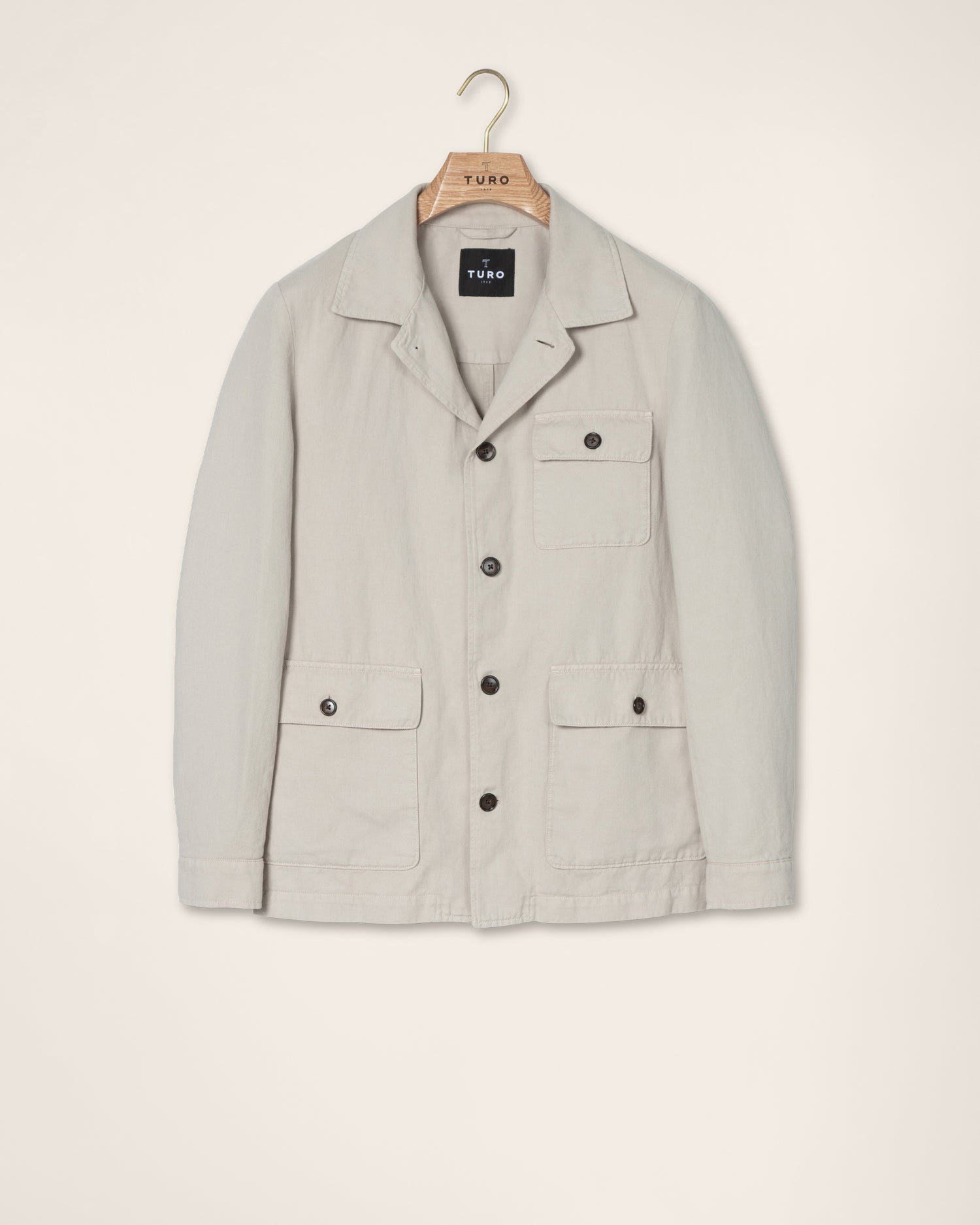 Casual Jacket in Light Grey