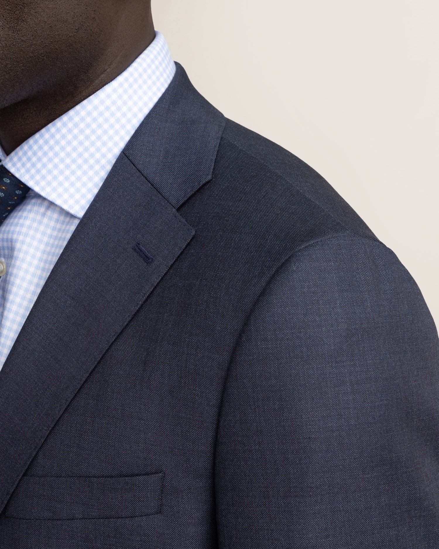Premium Wool Suit in Navy