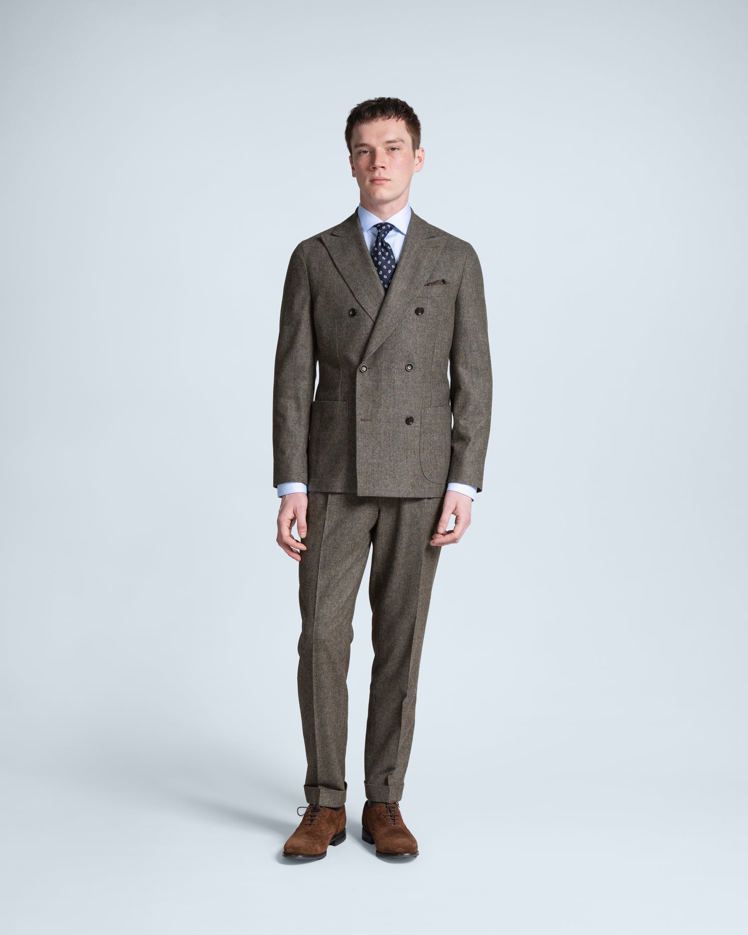 Brown Suit with Check (10259461275978)