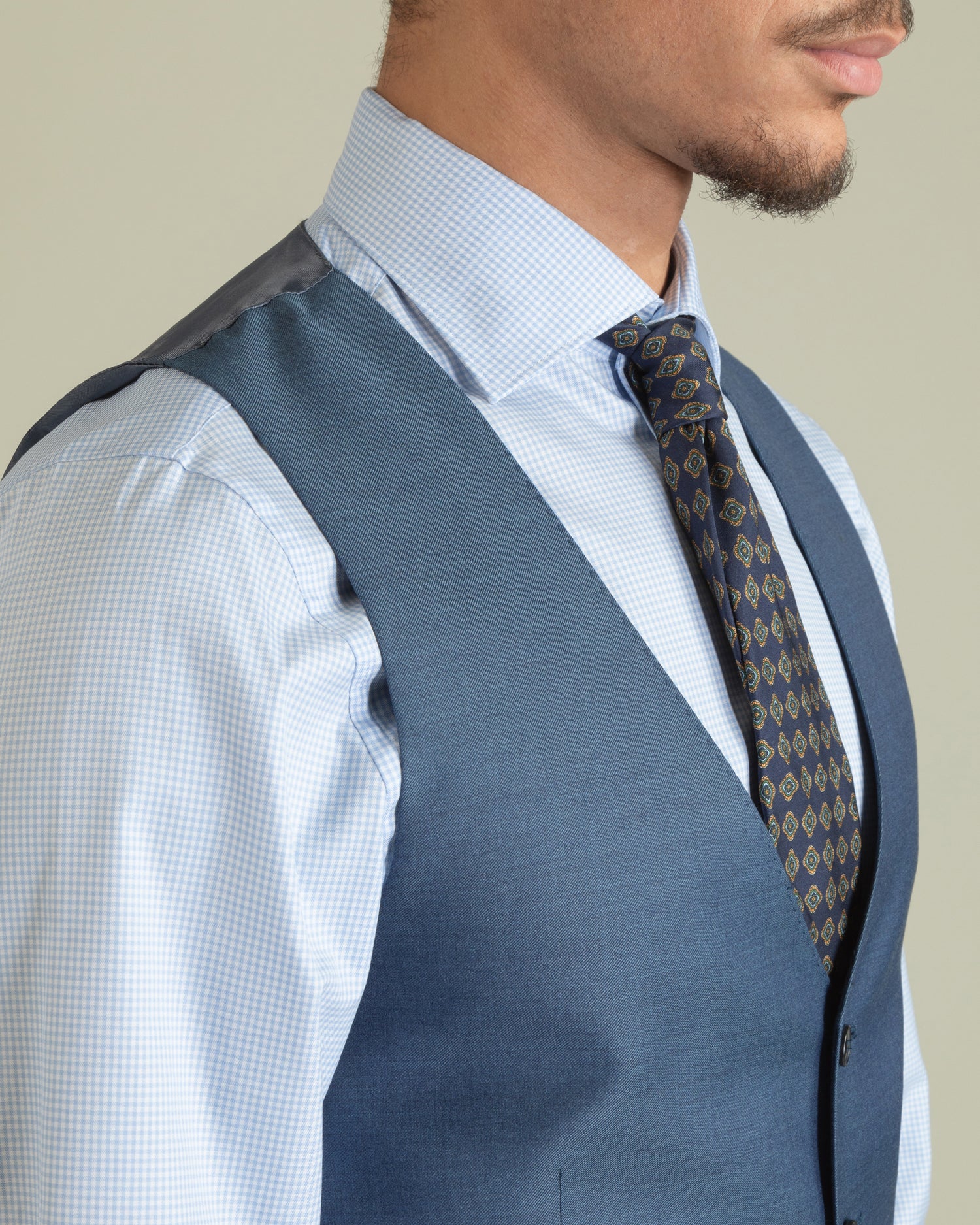 Blue Premium Wool Suit in Slim Fit (8636001452362)