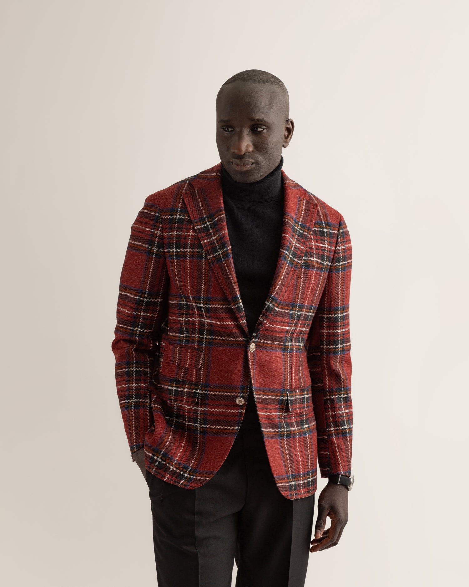 Red Tartan Blazer