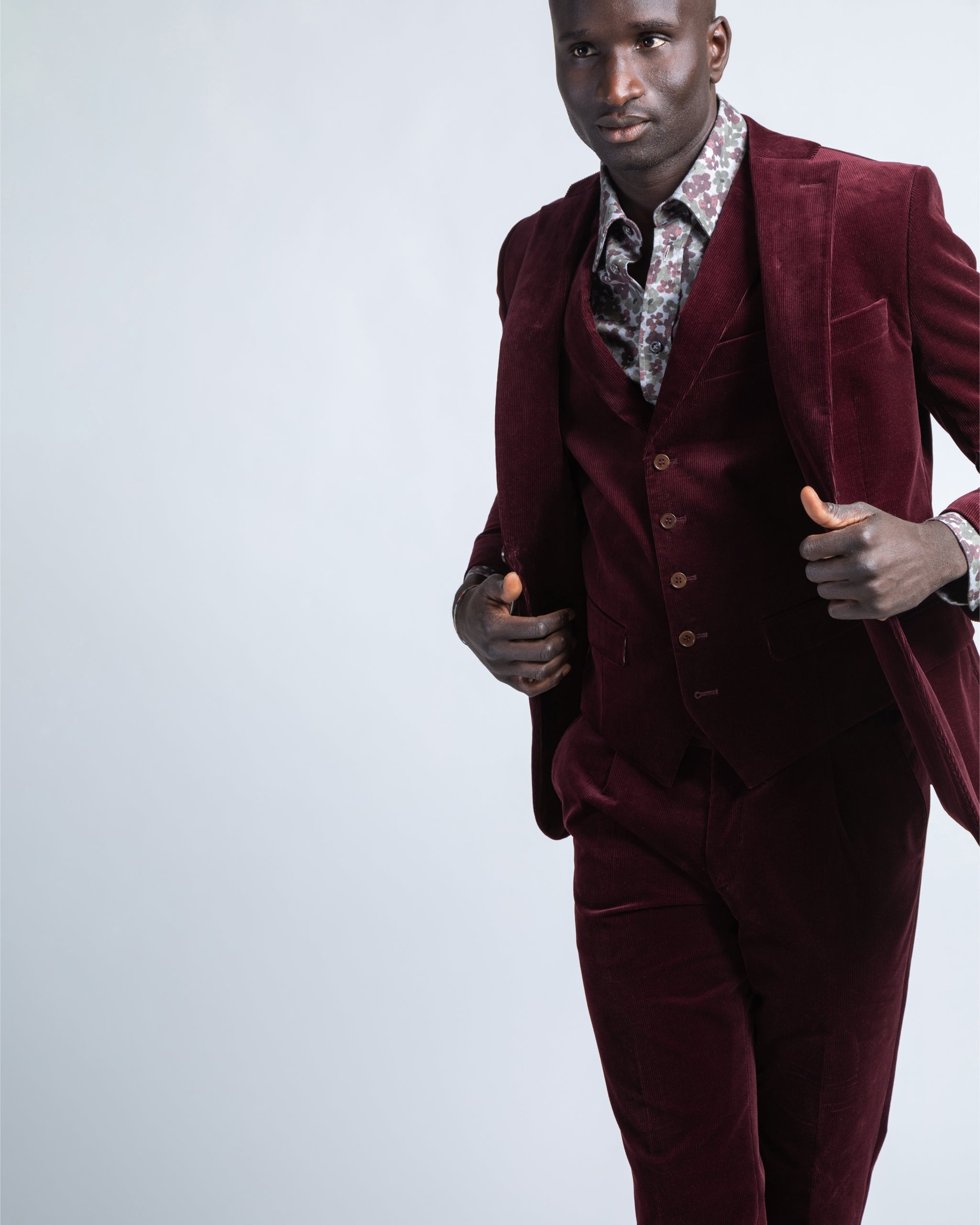 Burgundy corduroy blazer outlet